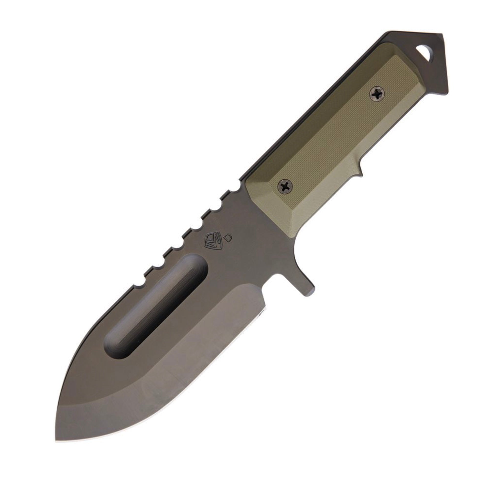 Premium Medford Sea Wolf Fixed Blade Knife - OD Green G-10 Handles
