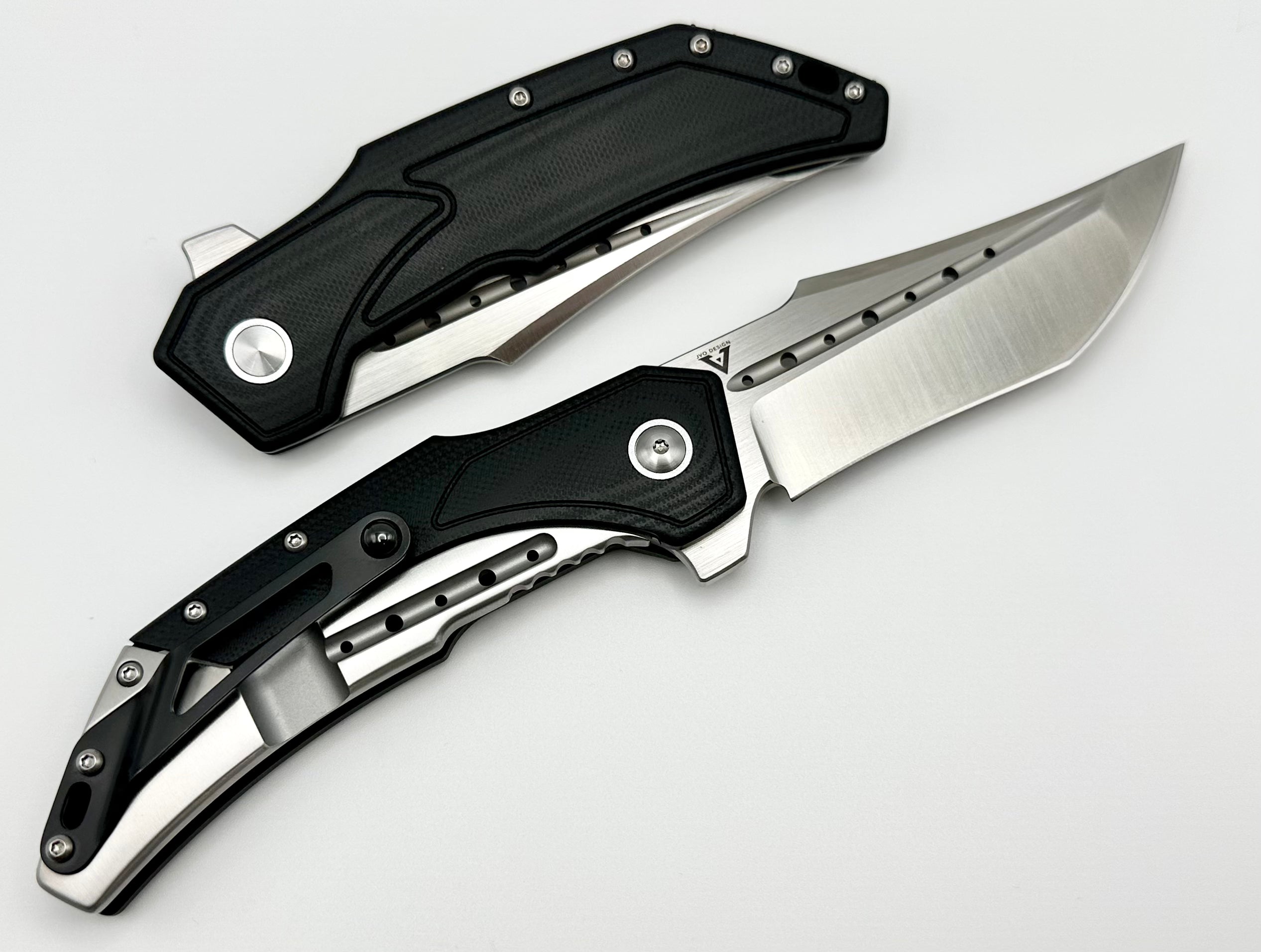 Premium Begg Knives Astio: Black G-10 & D2 Steel Folding Knife