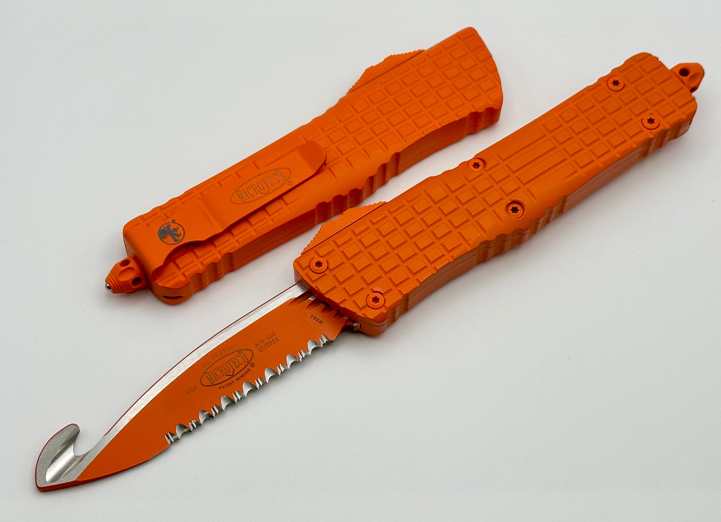 Microtech Combat Troodon Orange High-Speed Rescue Tool - Premium EDC Companion