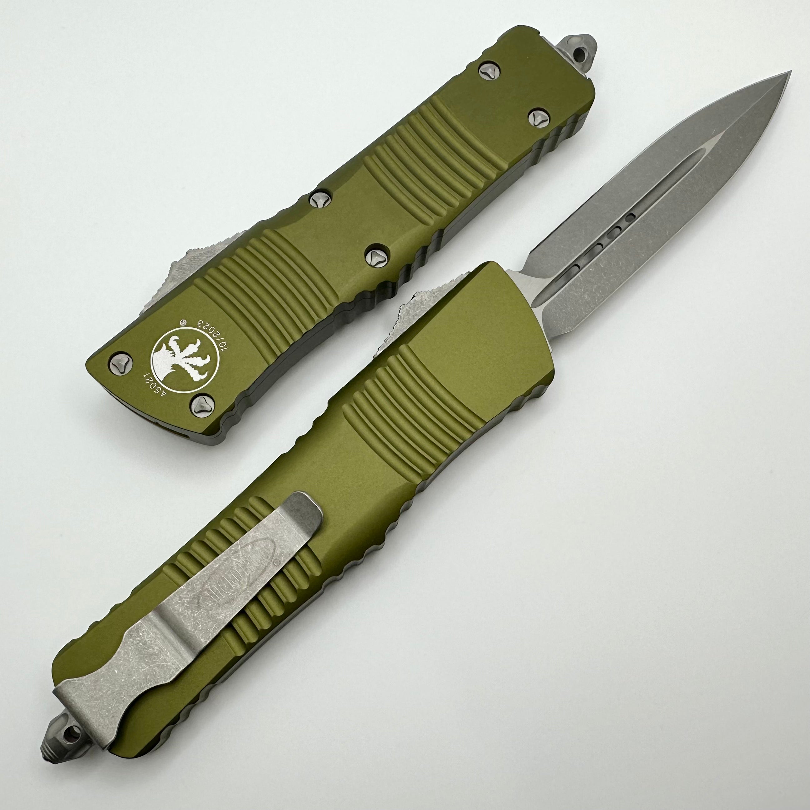 Ultimate Microtech Combat Troodon OD Green Apocalyptic Tactical Knife