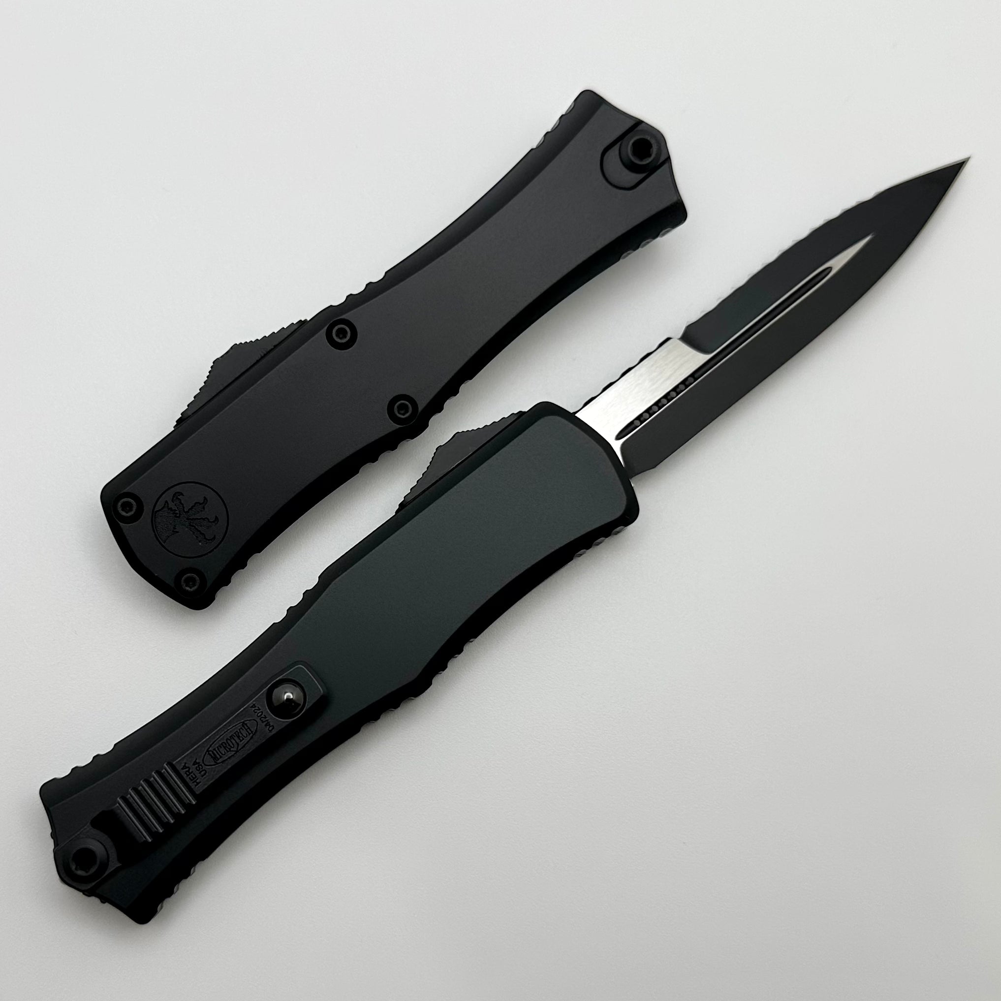 Microtech Mini Hera Tactical Knife - Ultimate Serrated Bayonet Edition