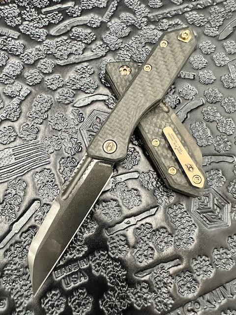 Heretic Knives Premium Jinn Slip Joint – Carbon Fiber & DLC Coated