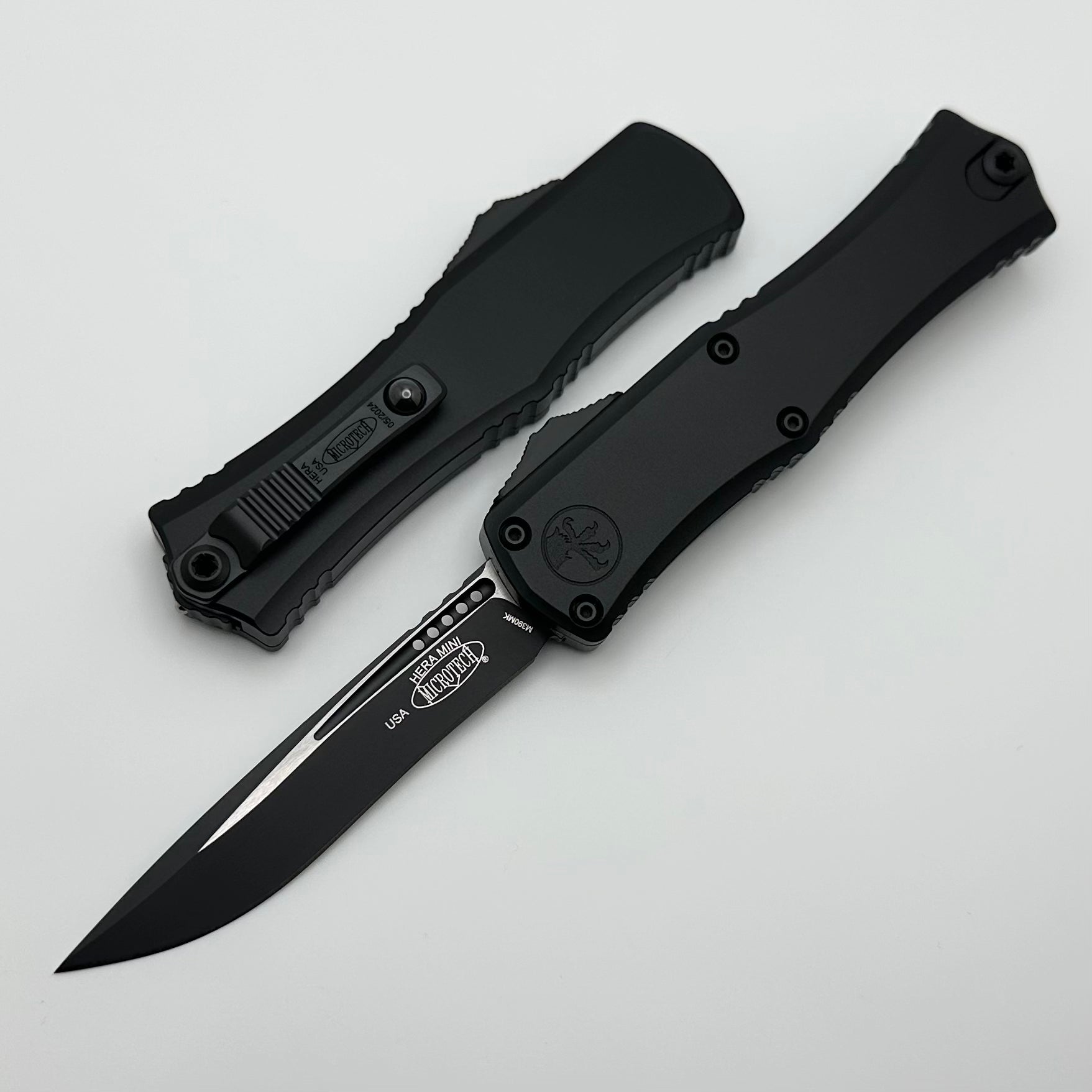 Microtech Mini Hera Tactical OTF Knife - Premium M390MK Steel, Compact EDC