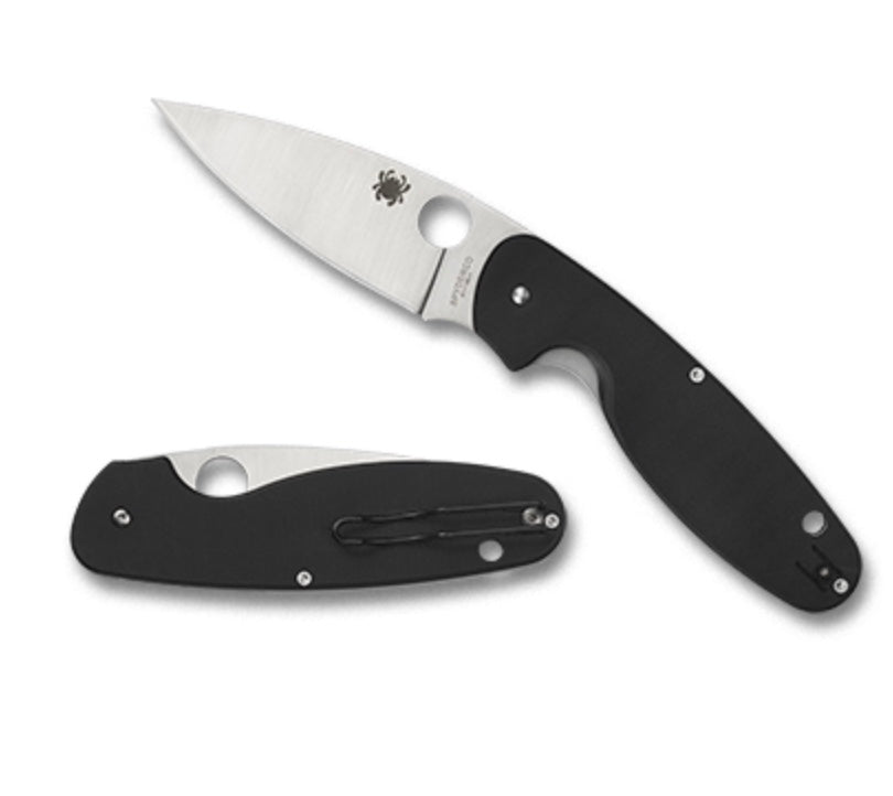 Premium Spyderco Emphasis Tactical Knife - Black G-10 Handle & 8Cr13MoV Blade