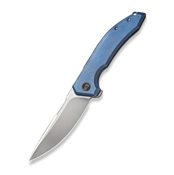 WE Knife Quixotic Blue Titanium Folding Knife - Premium CPM 20CV Blade