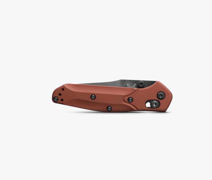 Premium Benchmade Mini Osborne - Burnt Copper Aluminum Handles & MagnaCut Blade