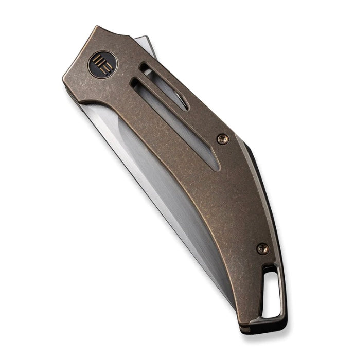 Premium We Knife Speedliner: Bronze Titanium & Hand Rubbed Satin 20CV - Ultimate EDC Companion