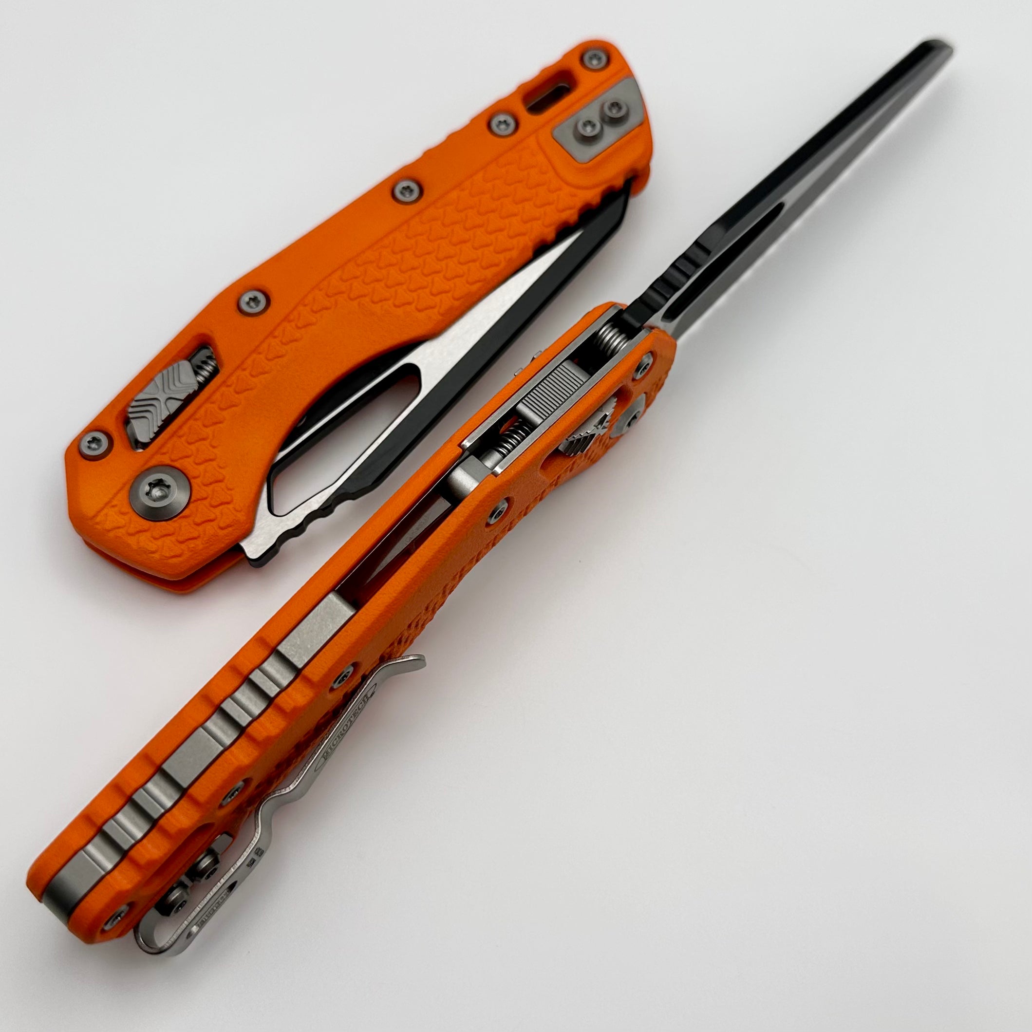 Microtech MSI RAM LOK Orange Polymer Knife - Premium M390MK Blade