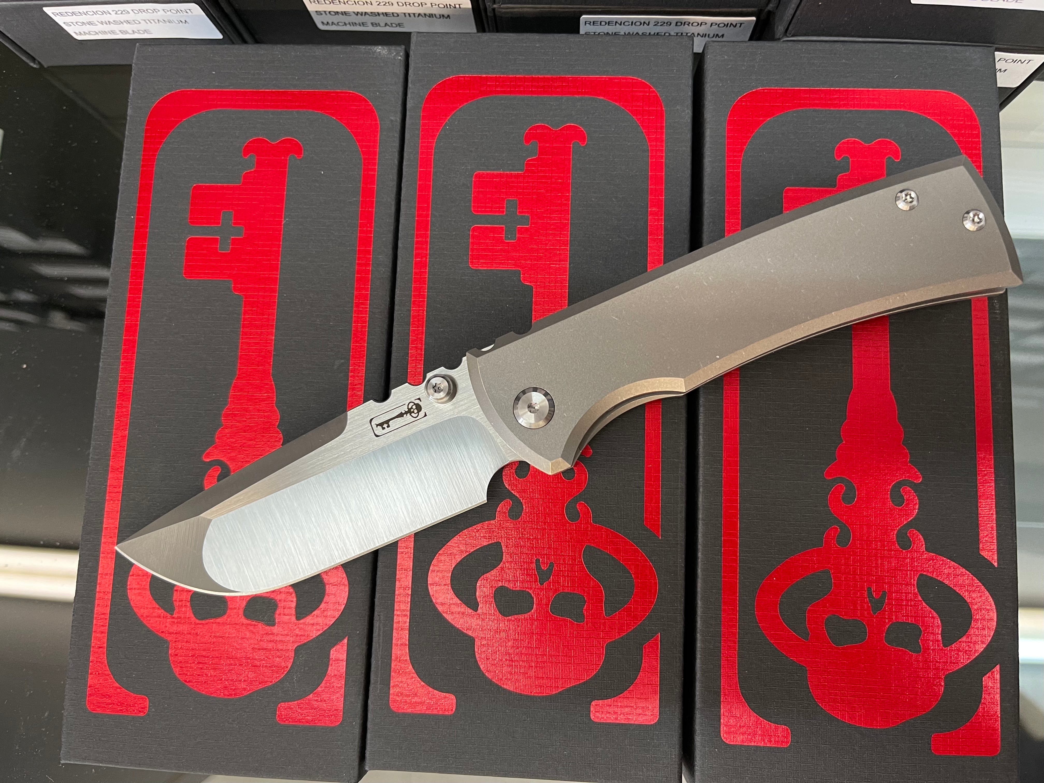 Chaves Knives 229 4th Gen Drop Point - Premium M390 Blade with Machine Satin Finish