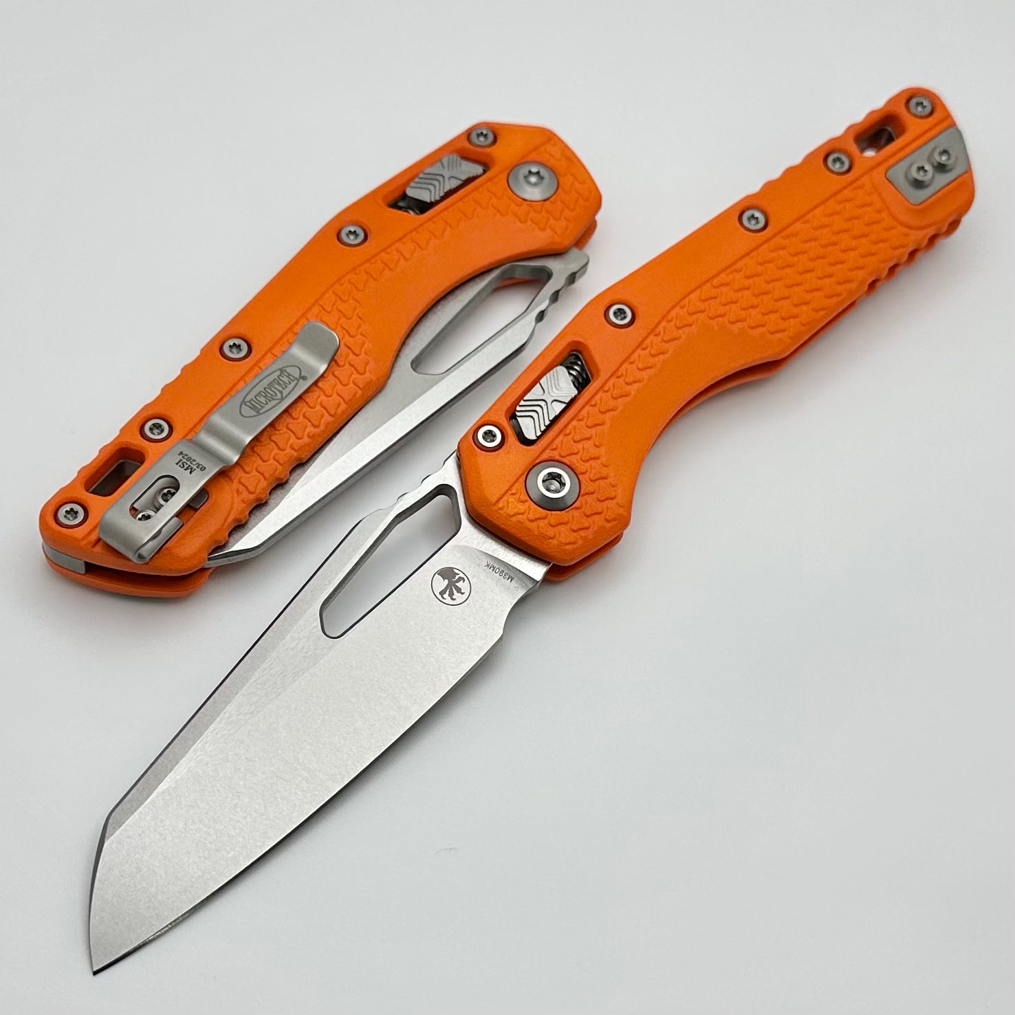 Microtech MSI RAM LOK Premium Folding Knife - Orange Polymer & M390MK Steel