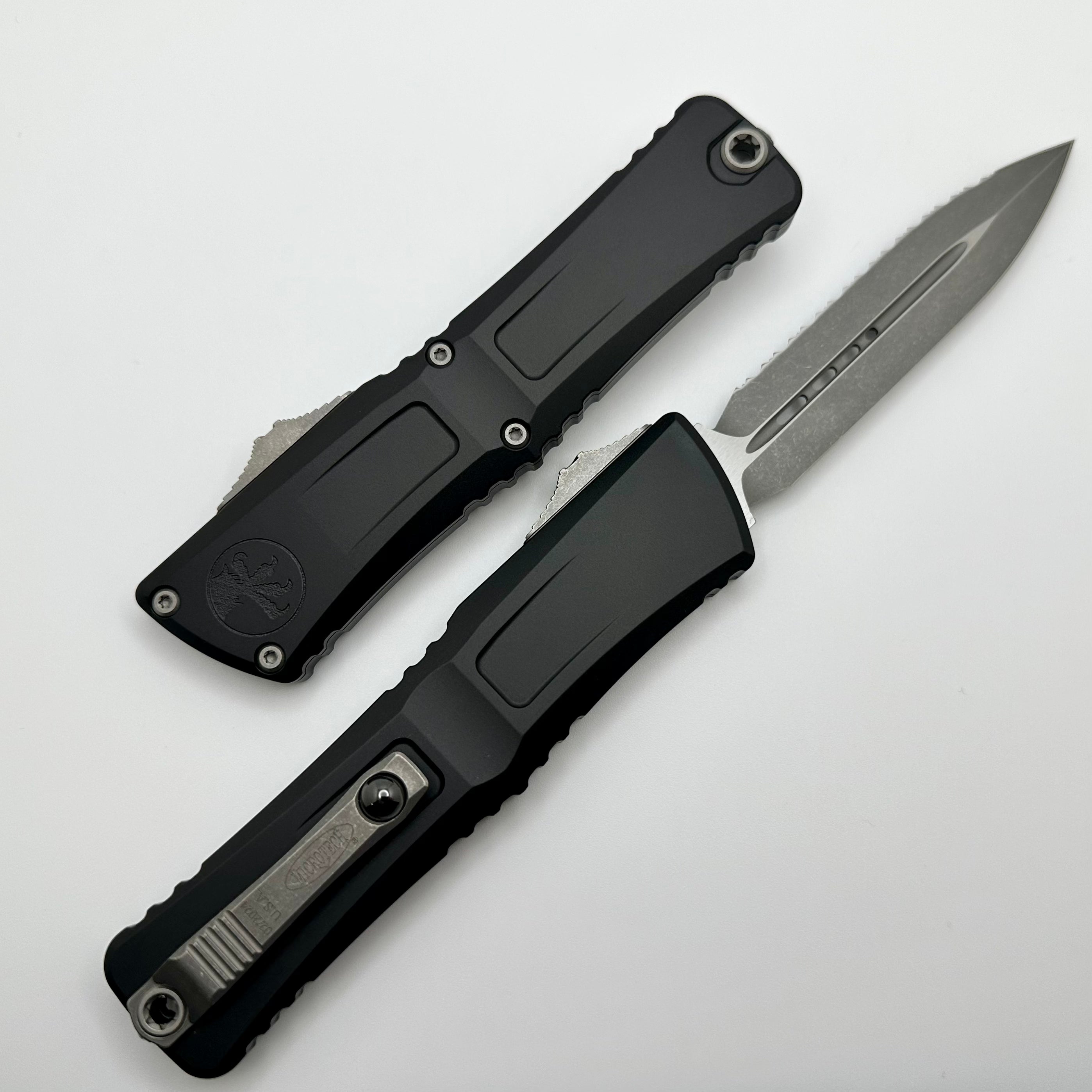 Microtech Combat Troodon Gen III Apocalyptic Serrated OTF Knife - Ultimate Tactical Tool