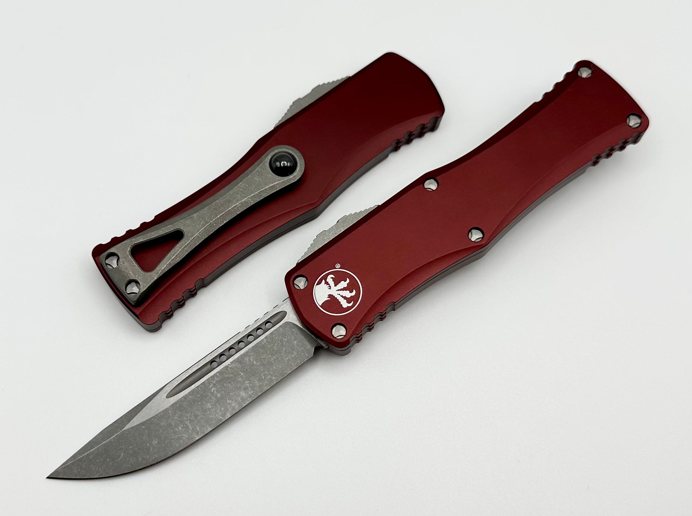 Premium Microtech Hera Apocalyptic Standard & Merlot Folding Knife