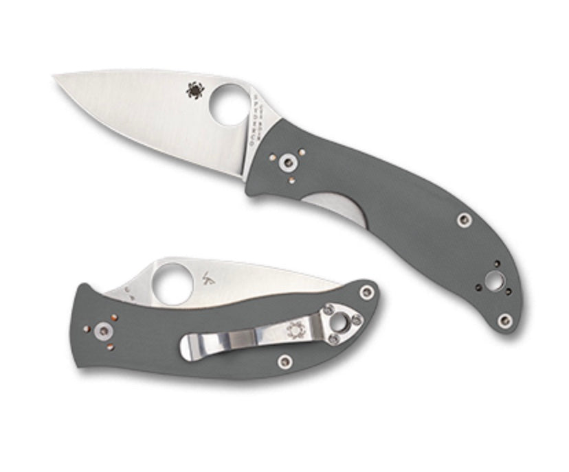 Spyderco Alcyone Ultimate EDC Folding Knife - Gray G-10 & CTS BD1N Steel