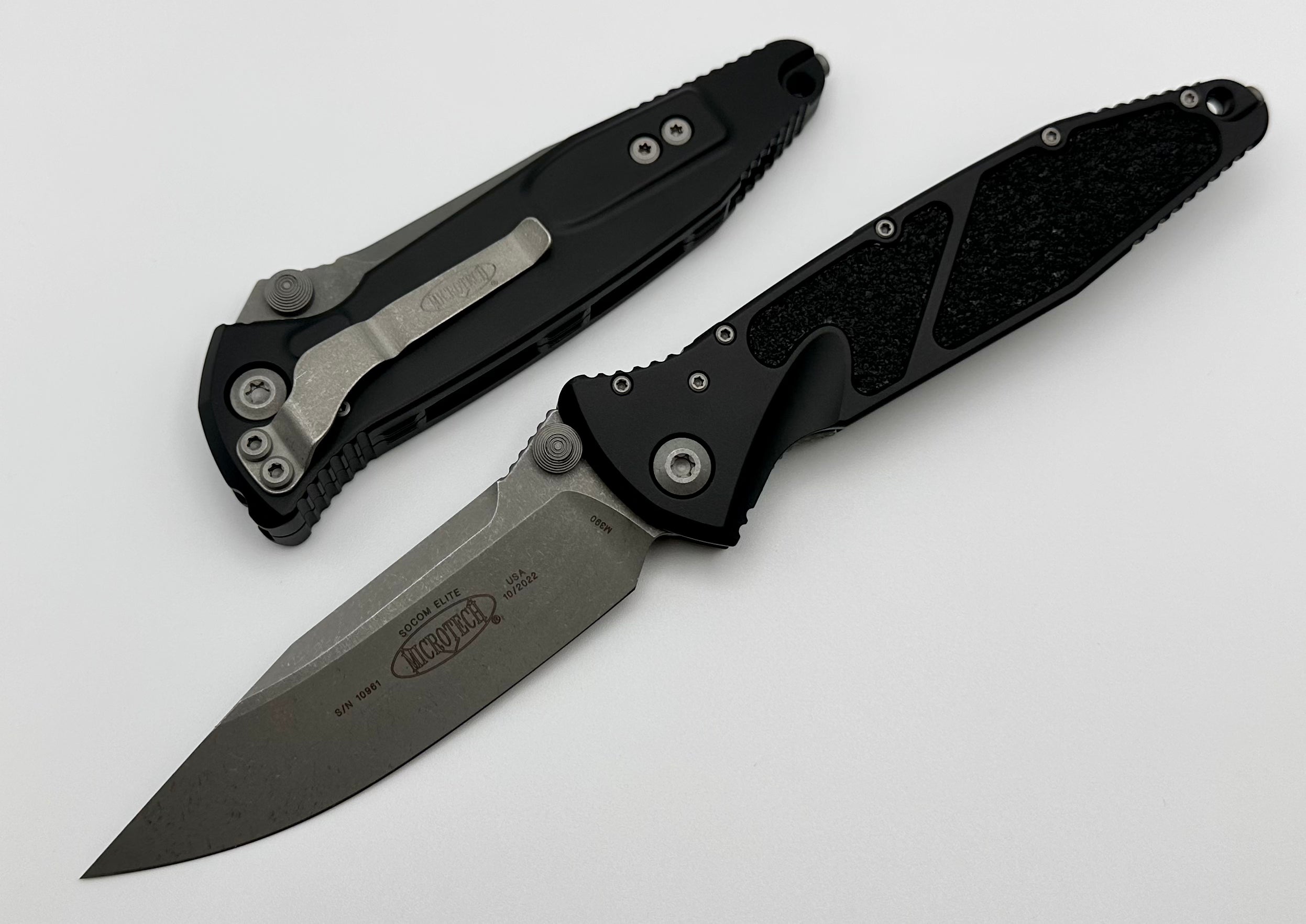 Microtech Socom Elite Apocalyptic Tactical Knife - Premium Manual Folding Blade