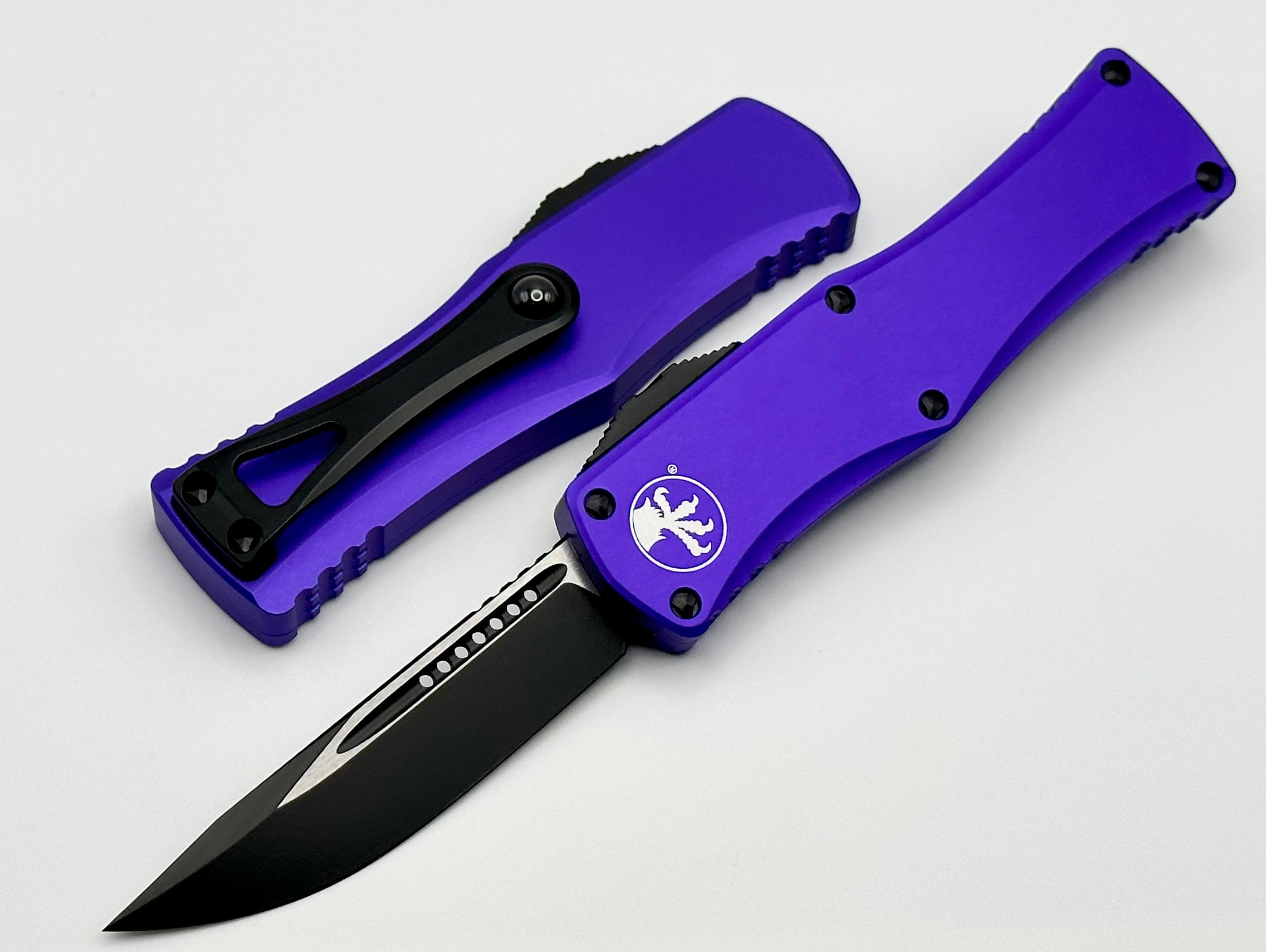 Microtech Hera Premium Tactical Knife - Black & Purple Edition