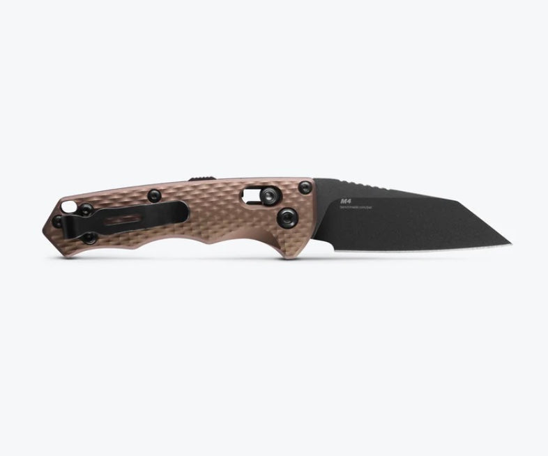 Benchmade Auto Immunity Compact Tactical Knife - Flat Dark Earth Aluminum & CPM-M4 Blade