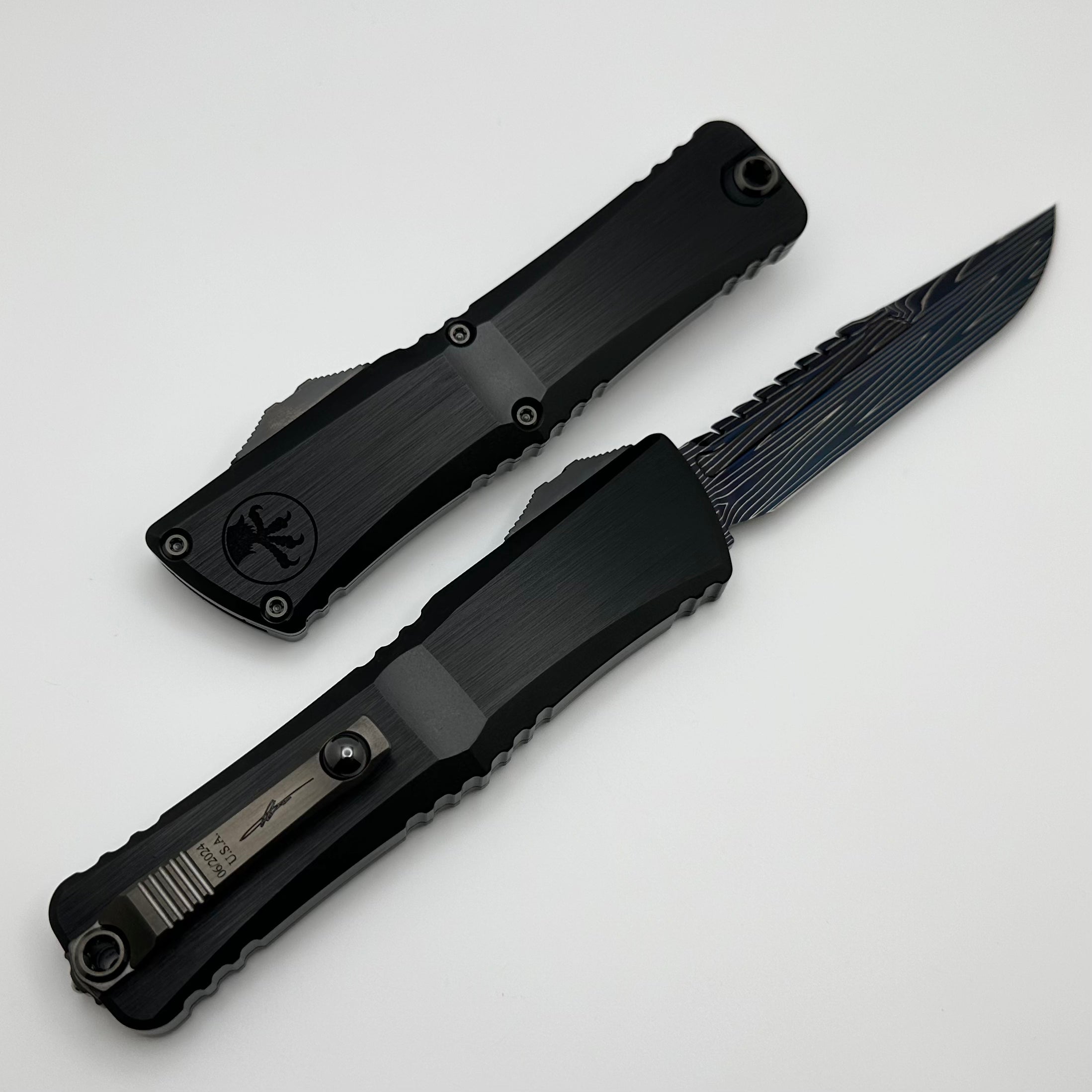 Microtech Combat Troodon Gen III LT Interceptor - Premium Damascus Blade & DLC Hardware