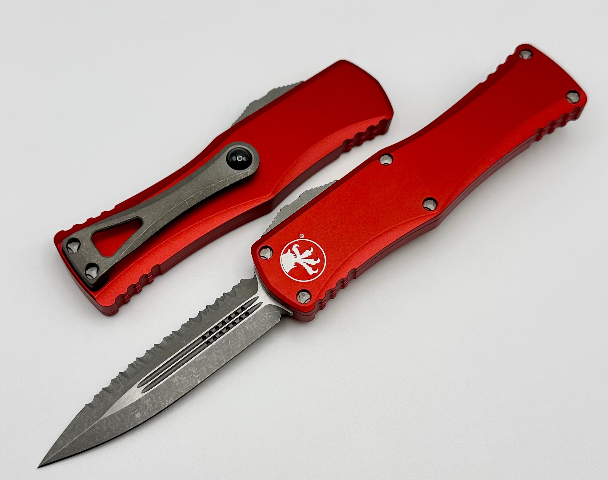 Microtech Hera Double Edge Full Serrated Apocalyptic Premium Tactical Knife