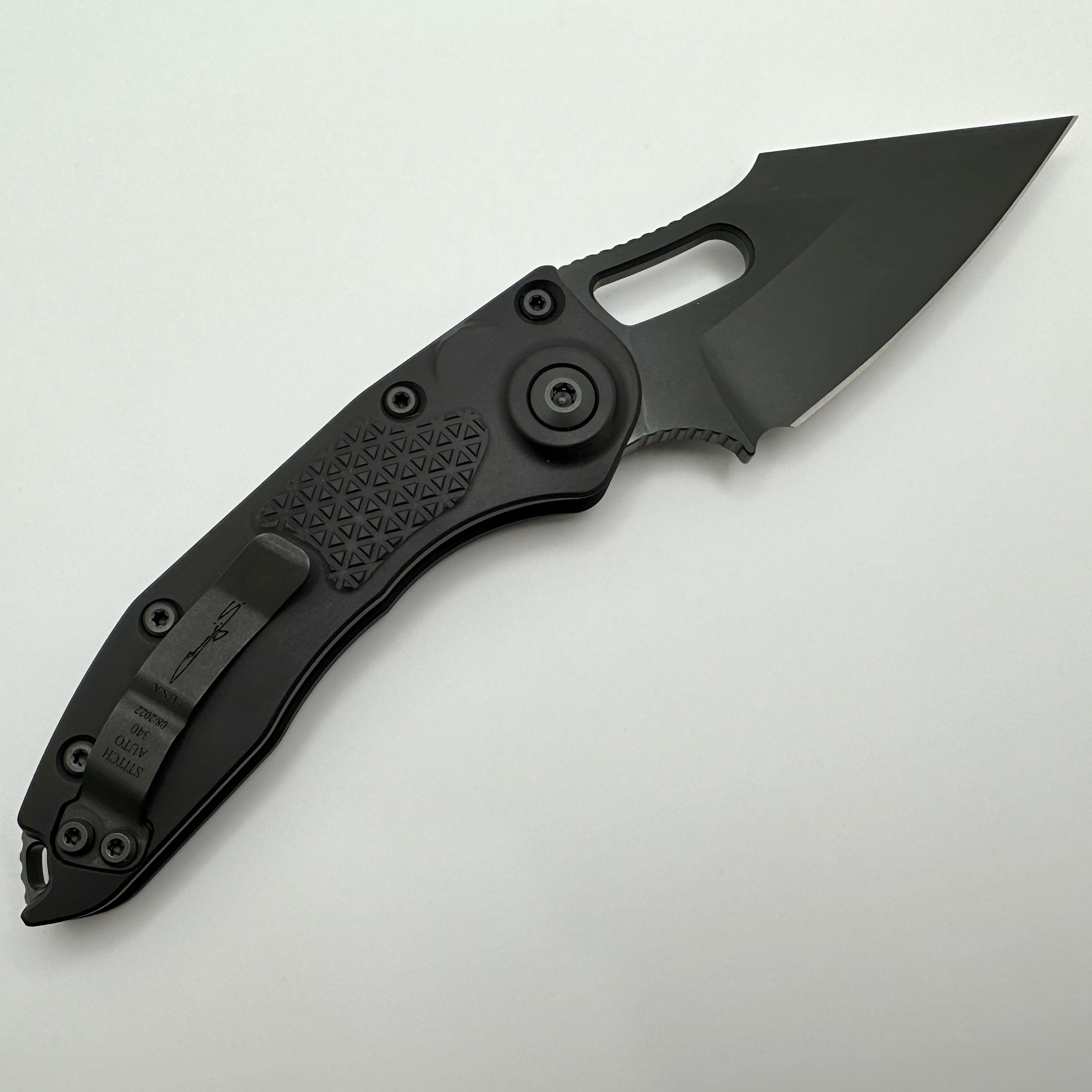 Premium Microtech Borka Stitch Shadow 169-1DLCTSH - Pre-Owned Tactical Knife