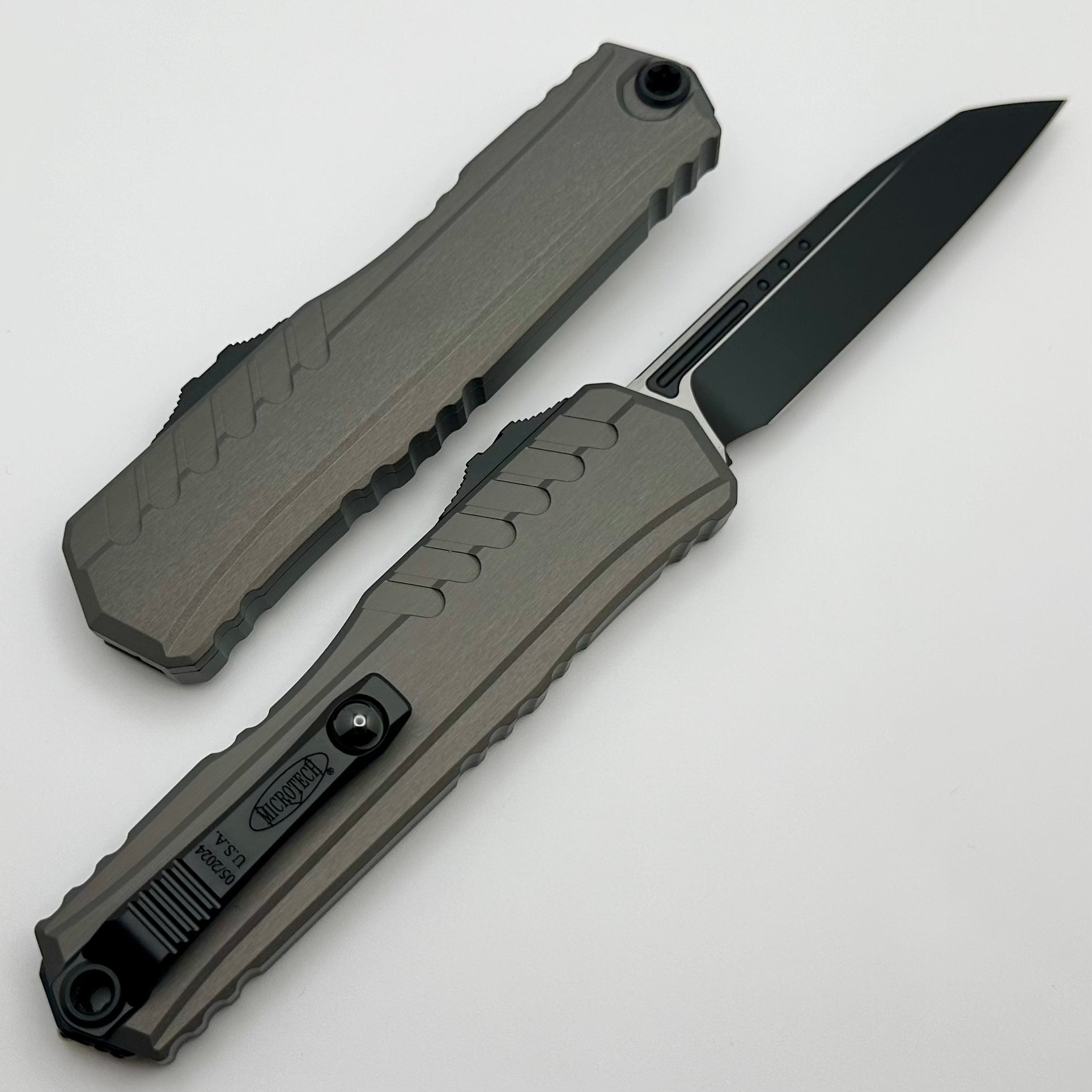 Microtech Cypher II Premium Tactical Knife - Natural Clear S/E