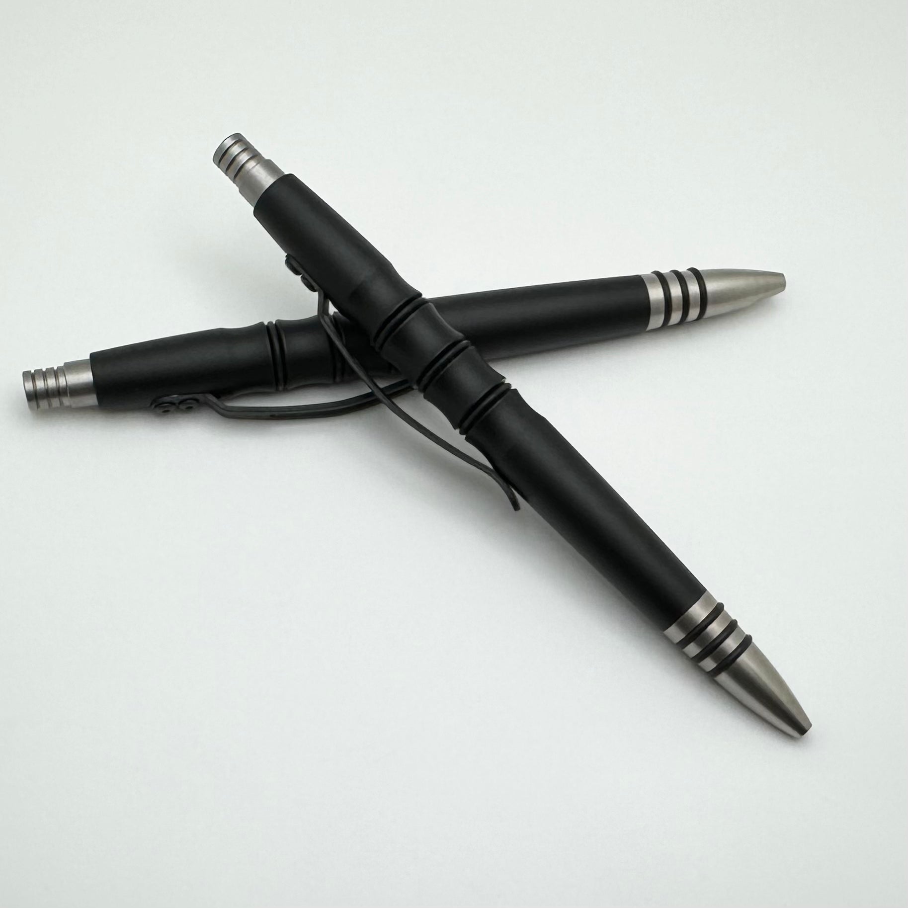 Premium Tuff Writer Precision Press Pen - Ultimate Black Aluminum Barrel