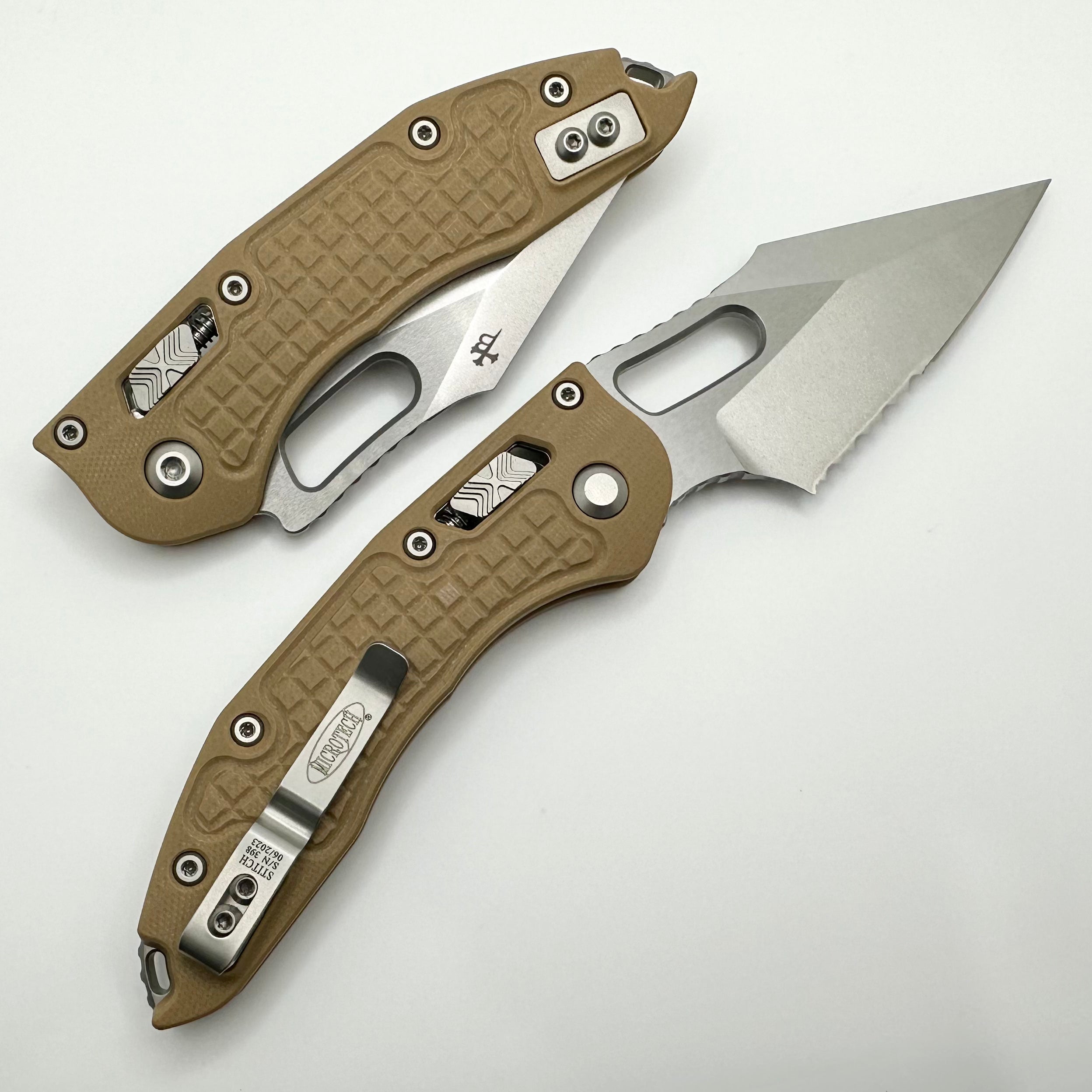 Premium Microtech Stitch RAM LOK Tactical Knife - M390MK Steel & G-10 Handle