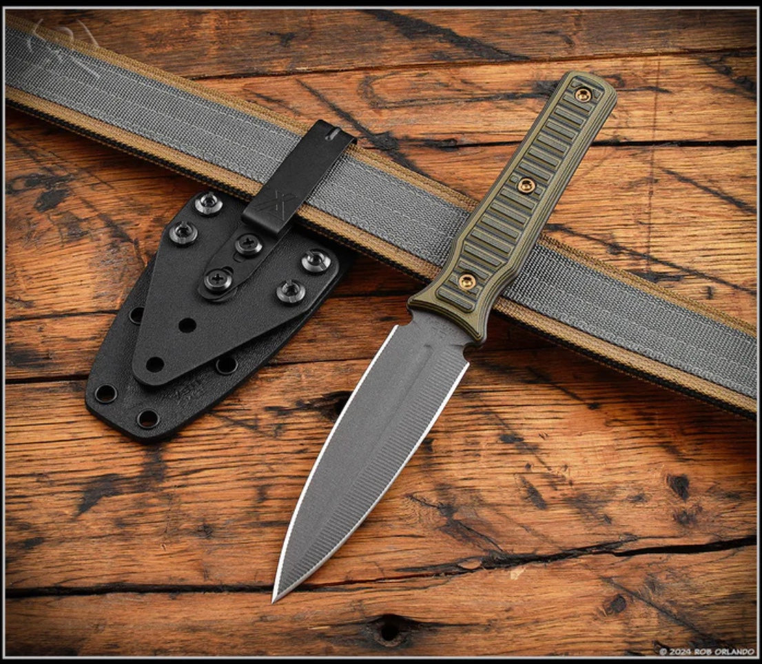 Premium RMJ Tactical Orlando Special Fixed Blade - Nitro V Steel & G10 Handle