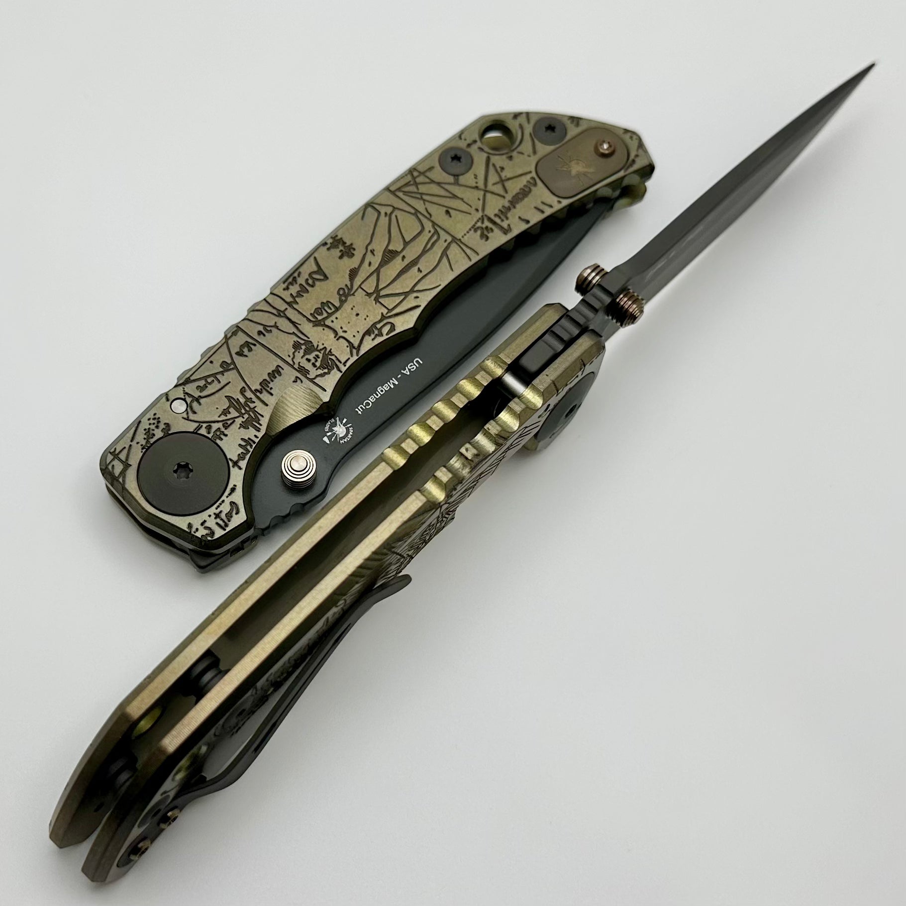 Spartan Blades Harsey Folder 2023 - Premium Vitruvian Man Edition