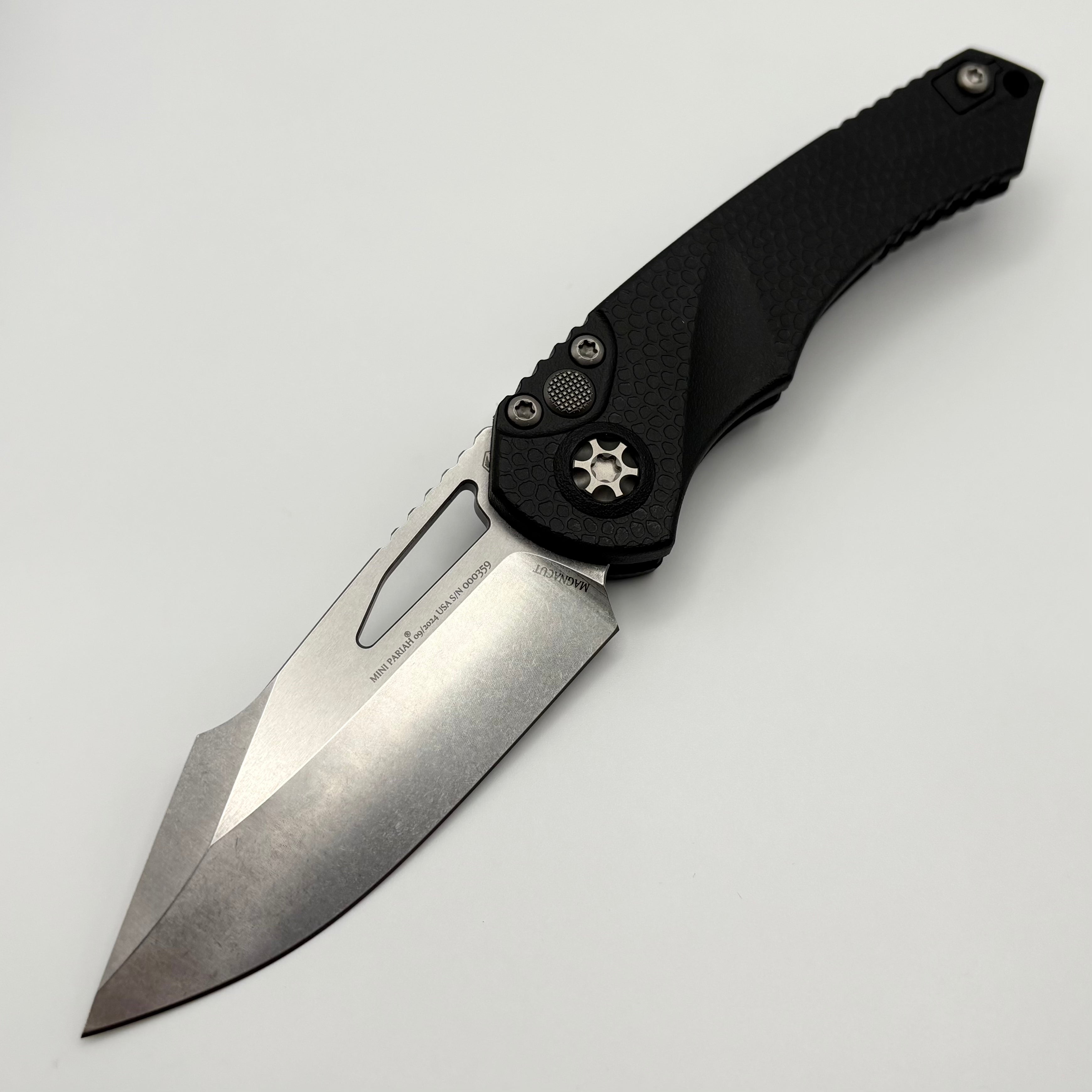 Premium Pre-Owned Heretic Knives Mini Pariah: Compact & High-Performance MagnaCut Blade