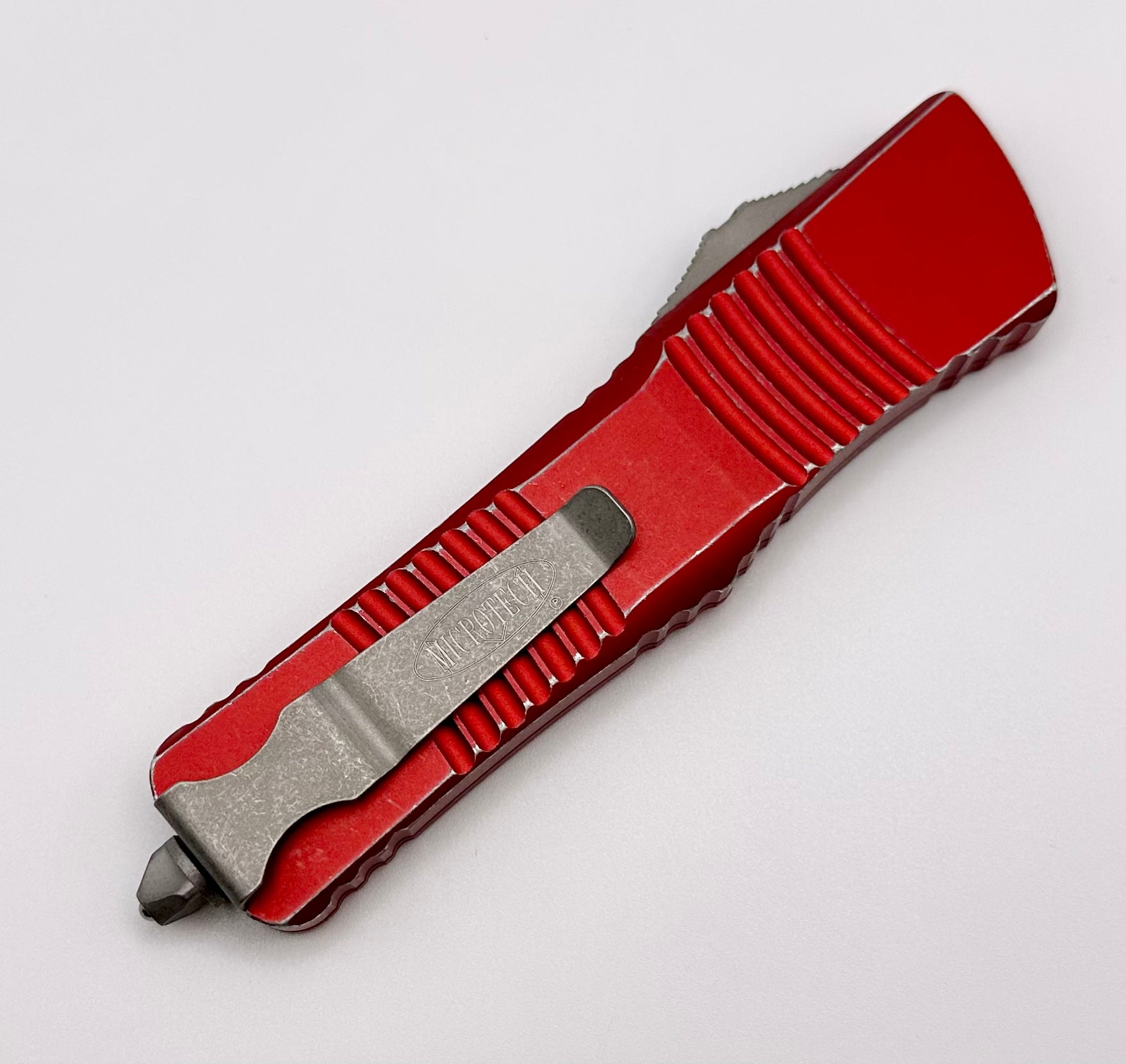 Ultimate Microtech Combat Troodon Apocalyptic Red Tactical Knife