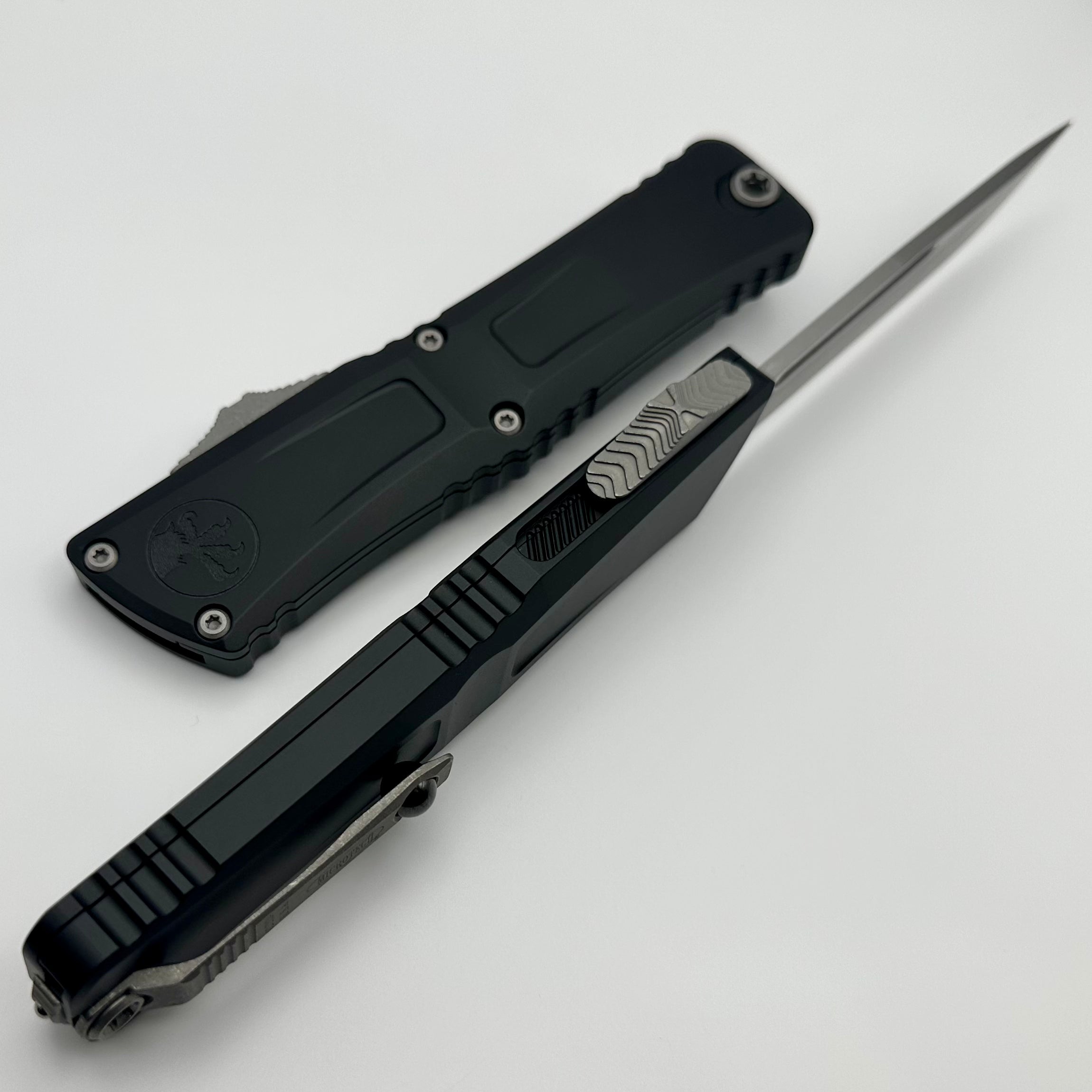 Microtech Ultimate Combat Troodon Gen III Apocalyptic Tactical Knife - Black Handle