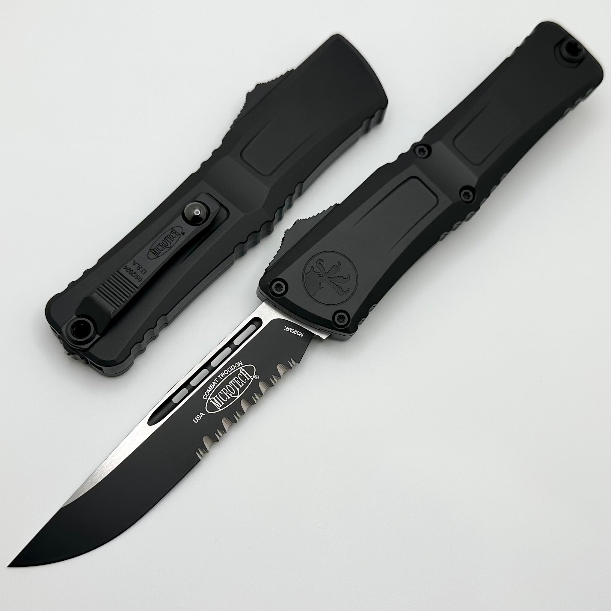 Microtech Combat Troodon Gen III Tactical OTF Knife - Premium Aluminum Handle, M390MK Blade