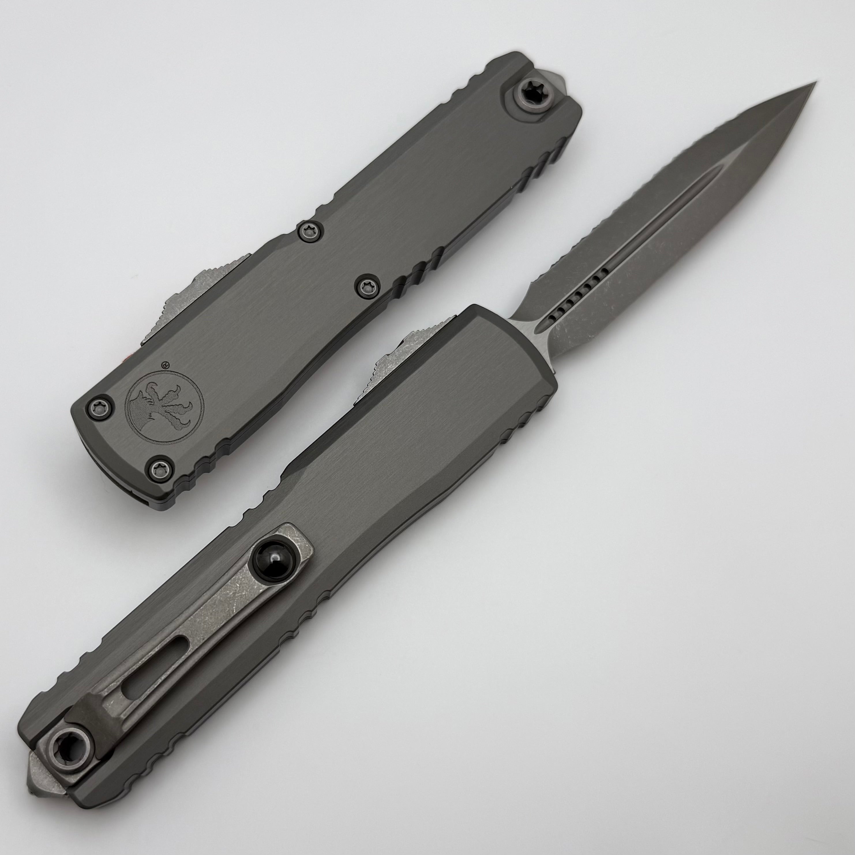 Microtech Ultratech ZBP D/E Full Serrated Apocalyptic Tactical Knife