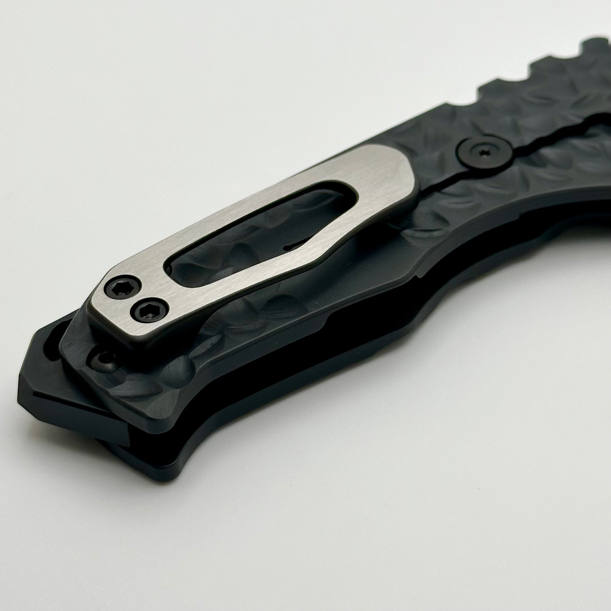 Medford Praetorian Genesis T DLC - Premium Tactical Folding Knife with Black Hardware & Satin S45VN Tanto Blade