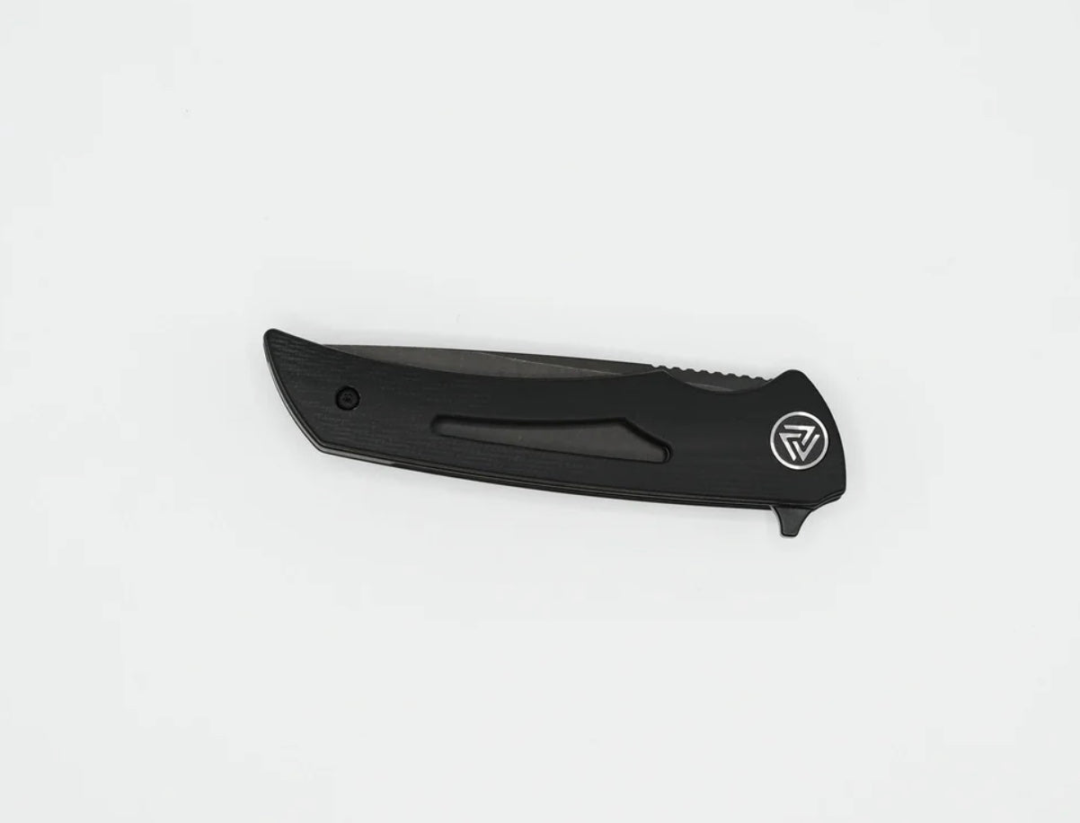 Eikonic Aperture Black G-10 & D2 Knife - Ultimate Everyday Carry