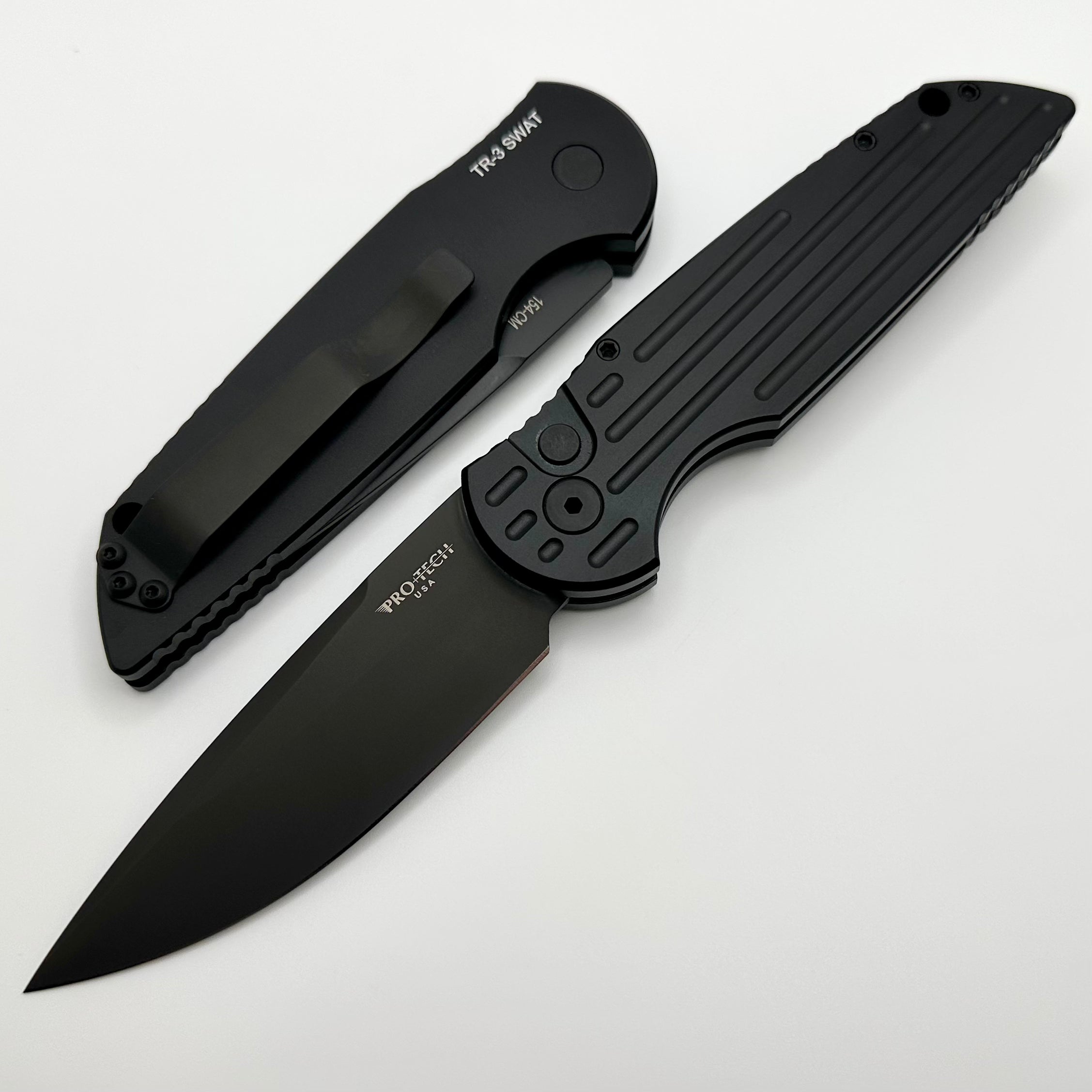 Pro-Tech TR-3 SWAT Tactical Knife - Black 154-CM Blade & Aluminum Handle