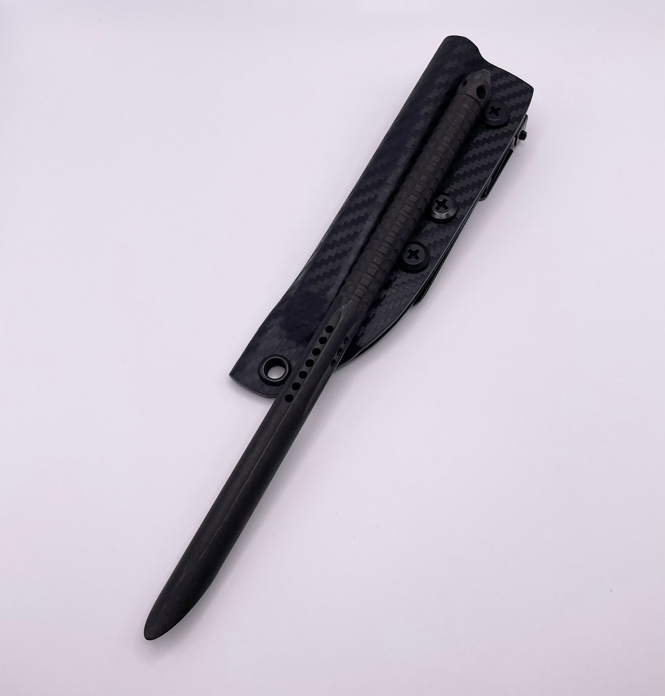 Premium Microtech TAC-P DLC Signature Series Tactical Tool with Glass Breaker - Pre-Owned