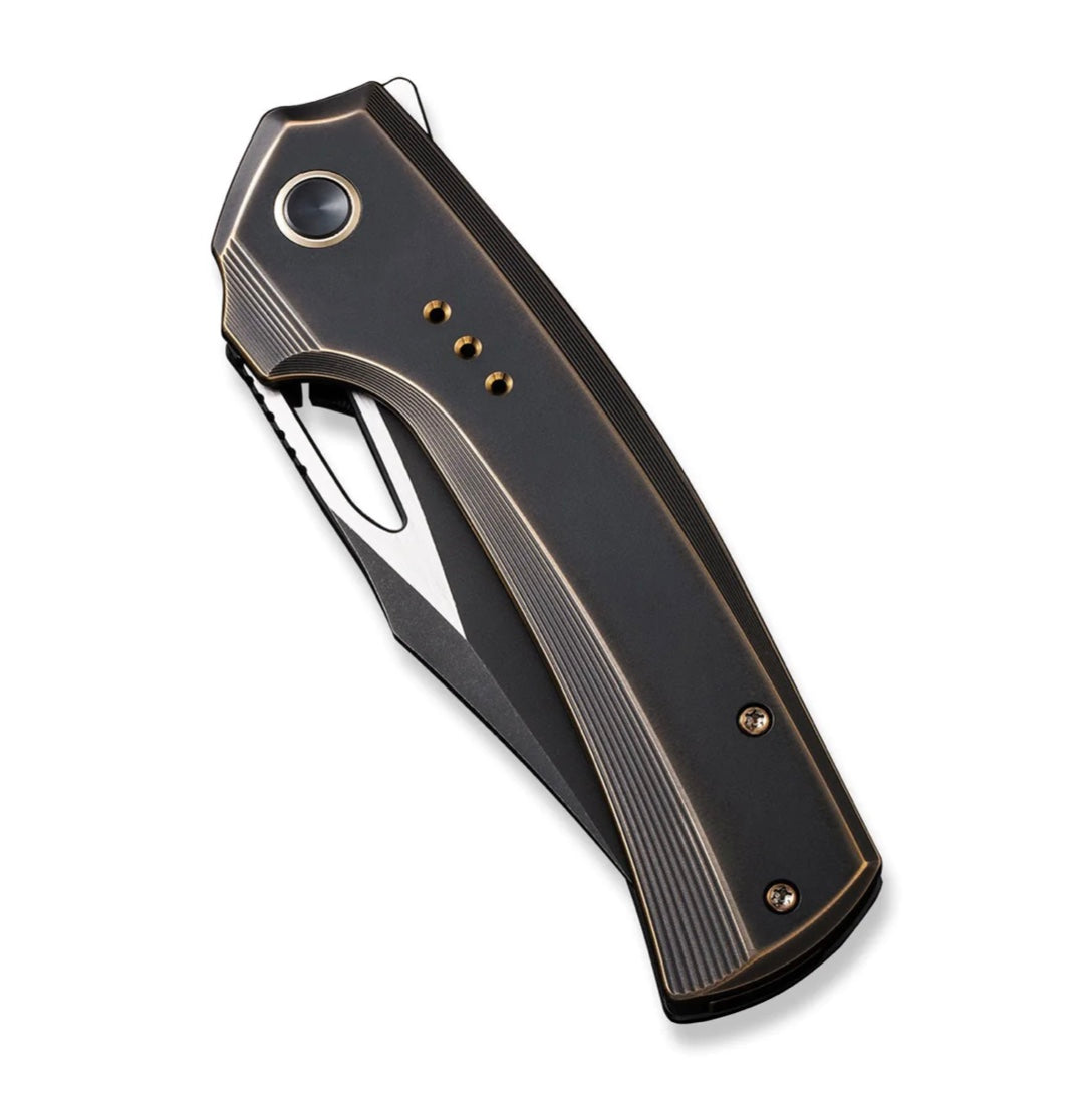 Premium We Knife Nefaris Limited Edition - Black/Bronze Titanium & Black Stonewash 20CV