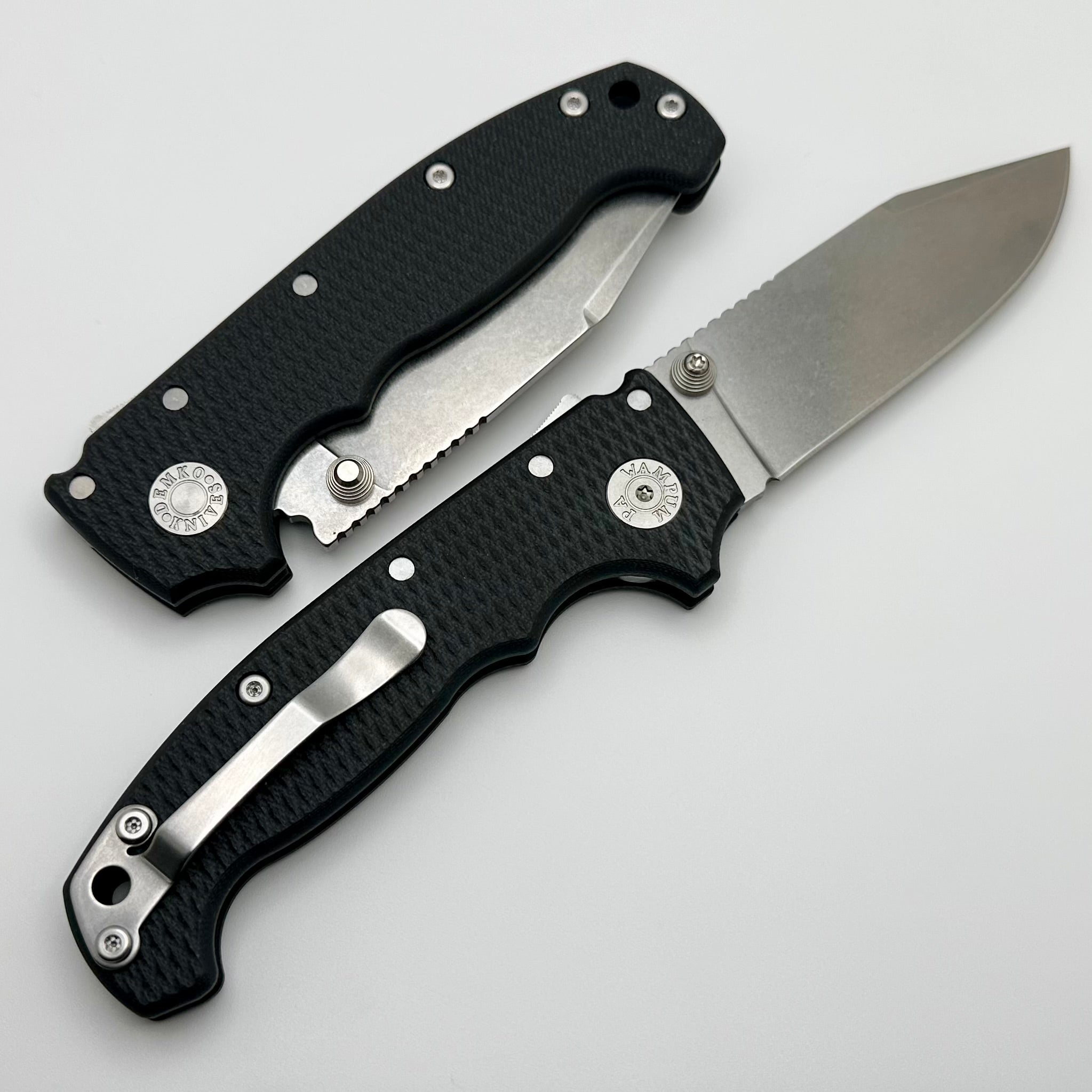 Premium Demko MG AD20S V2 Clip Point Knife - MagnaCut Steel & Black G-10 Handle