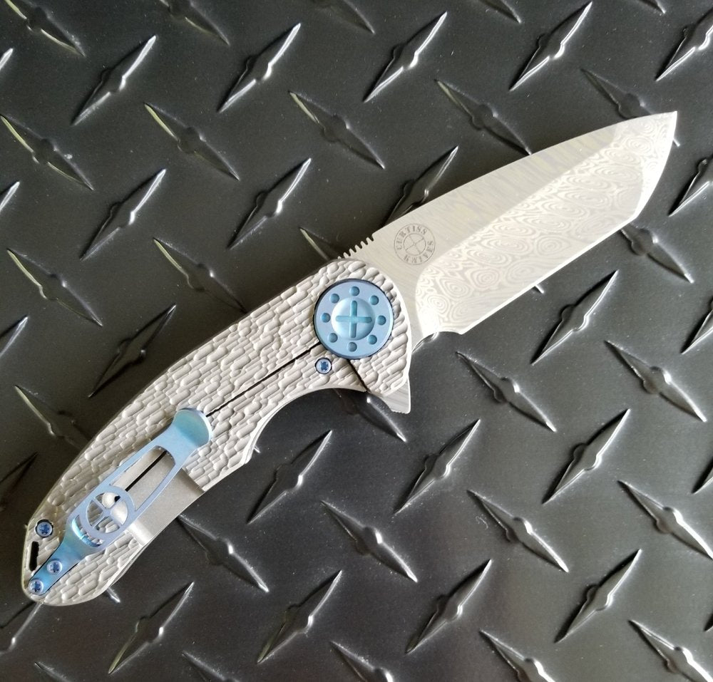 Premium Medium F3 Damasteel FJ Knife - Ultimate Craftsmanship