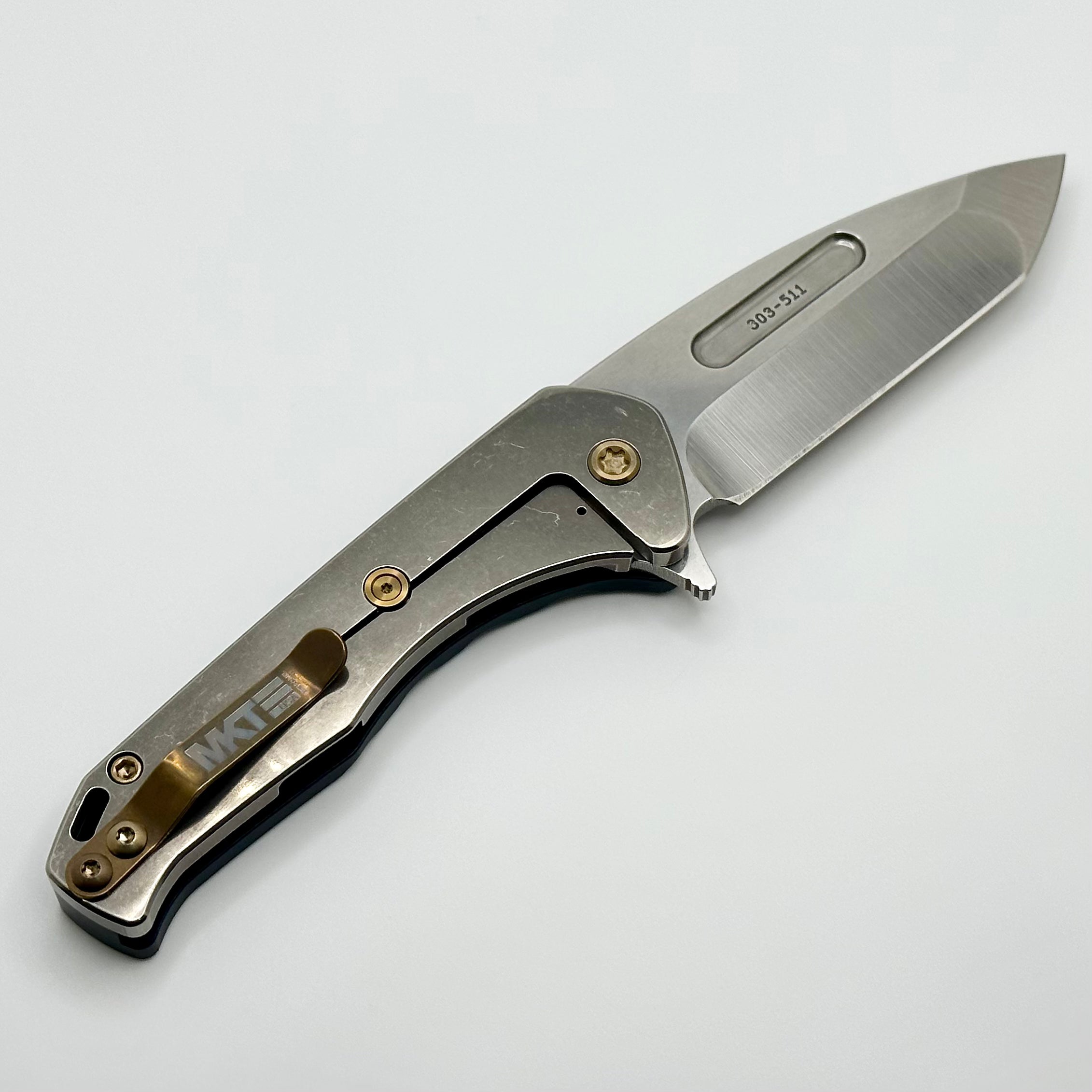 Medford Praetorian Swift FL Framelock Knife | Premium Tanto S45VN Blade & Blue Aluminum Handle