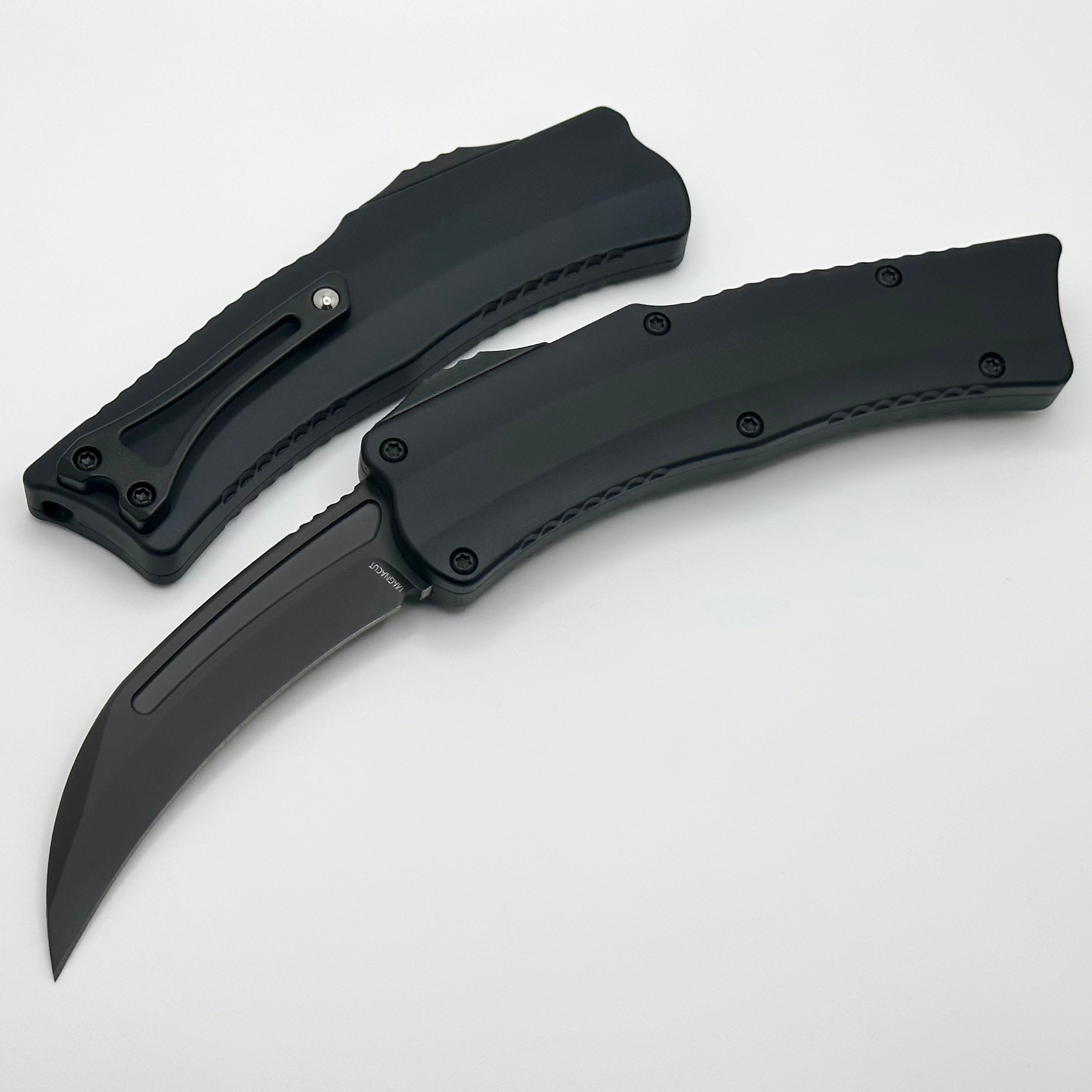 Heretic ROC DLC Black Tactical Knife - Premium MagnaCut Blade