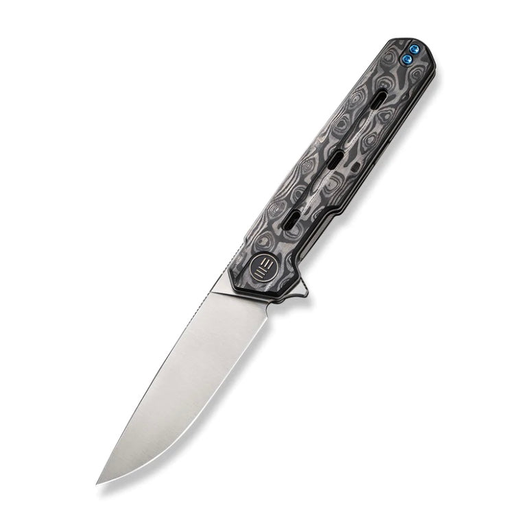 Premium We Knife Navo Flipper with Rose Carbon Fiber Handles - Ultimate EDC Companion