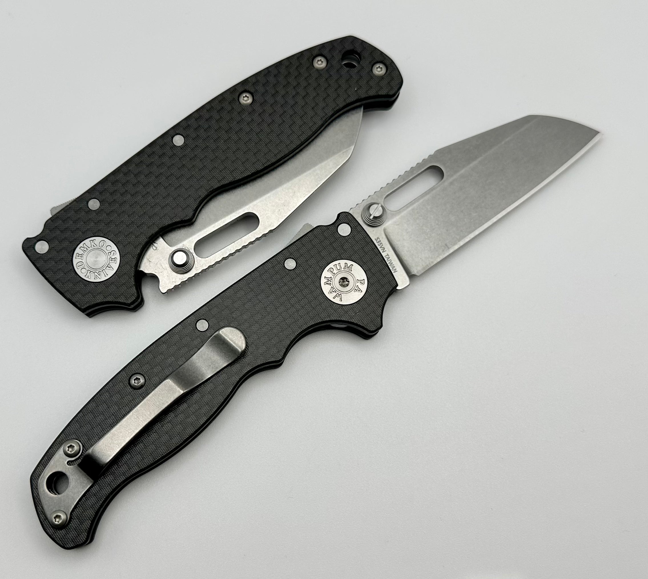 Demko AD20.5 S35VN Shark Foot & Carbon Fiber - Ultimate Precision Folding Knife