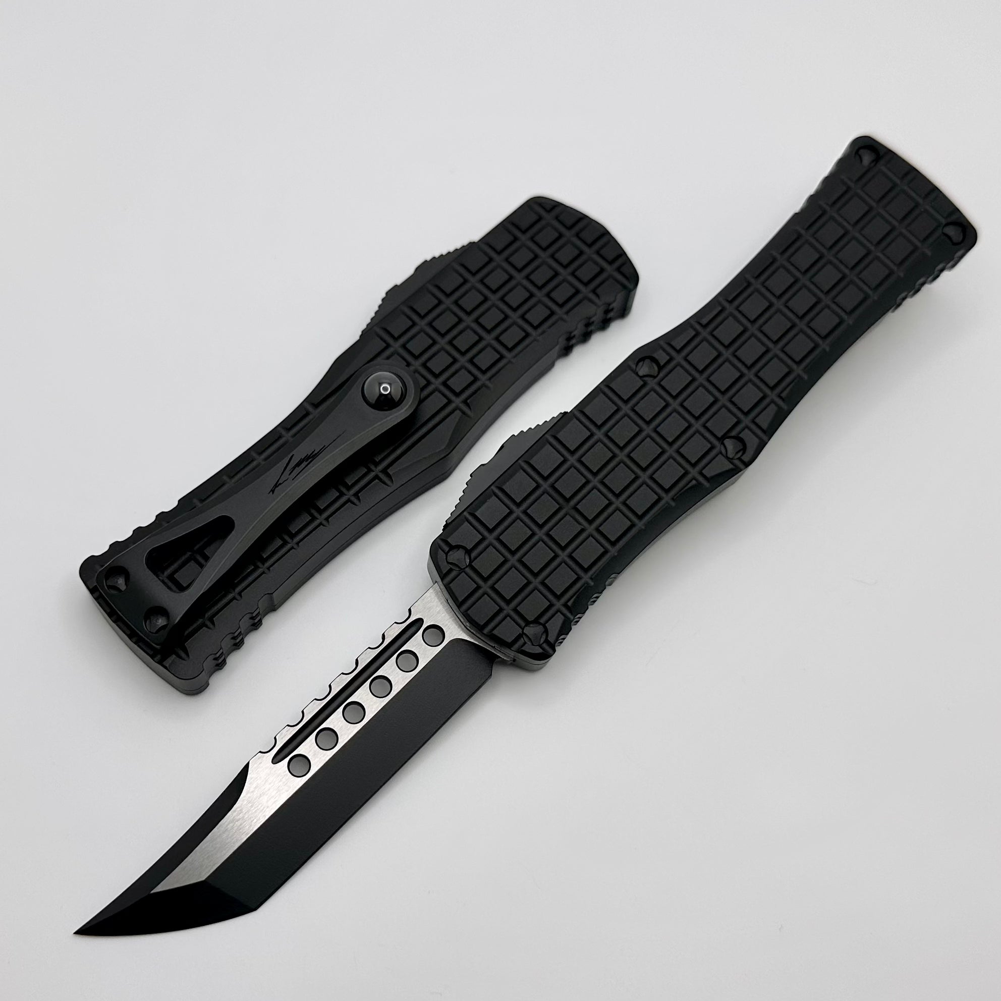 Premium Microtech Hera Hellhound Tactical Knife - Signature Series