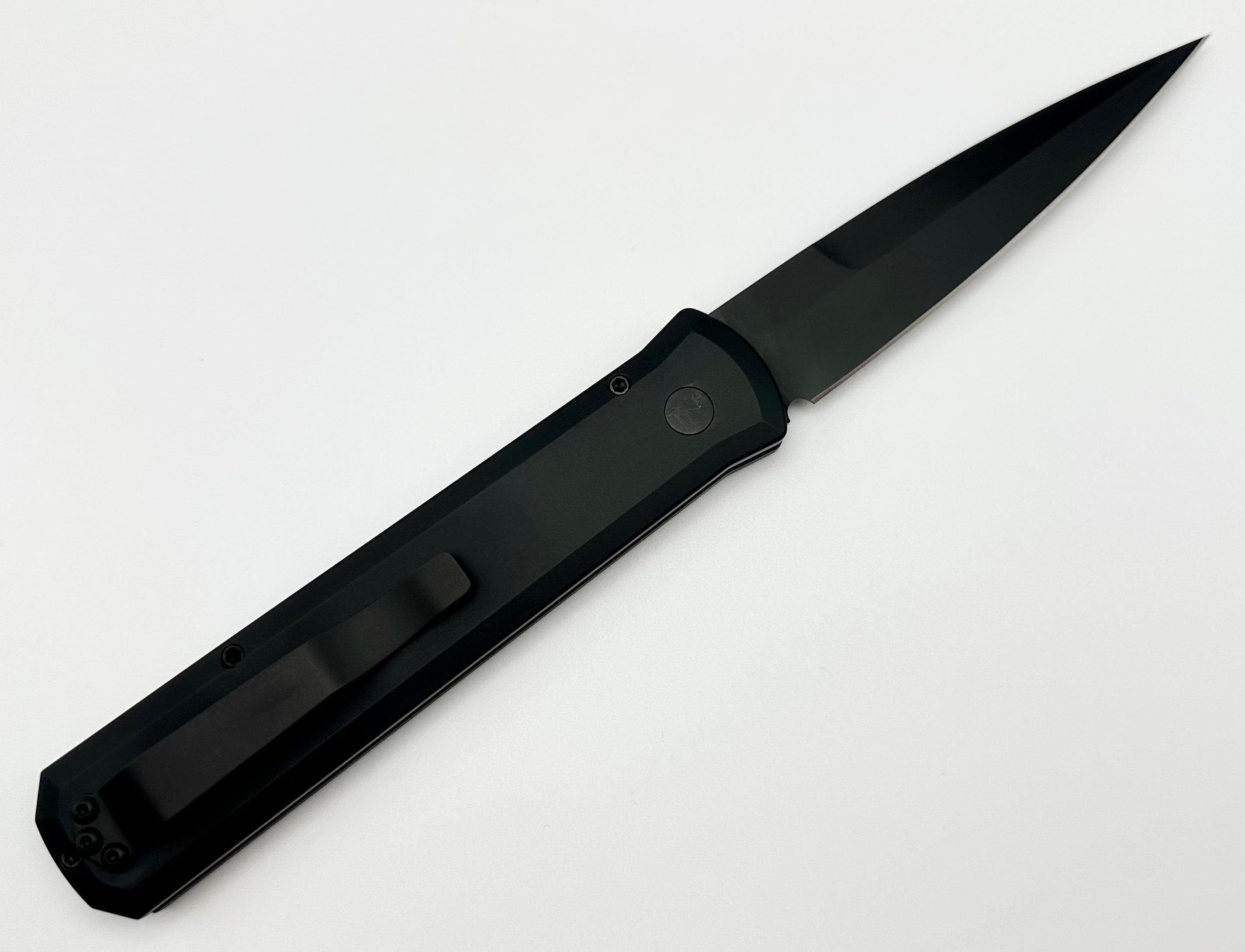 Pro-Tech Godfather Operator | Premium Automatic Knife with Black Handle & 154-CM Blade