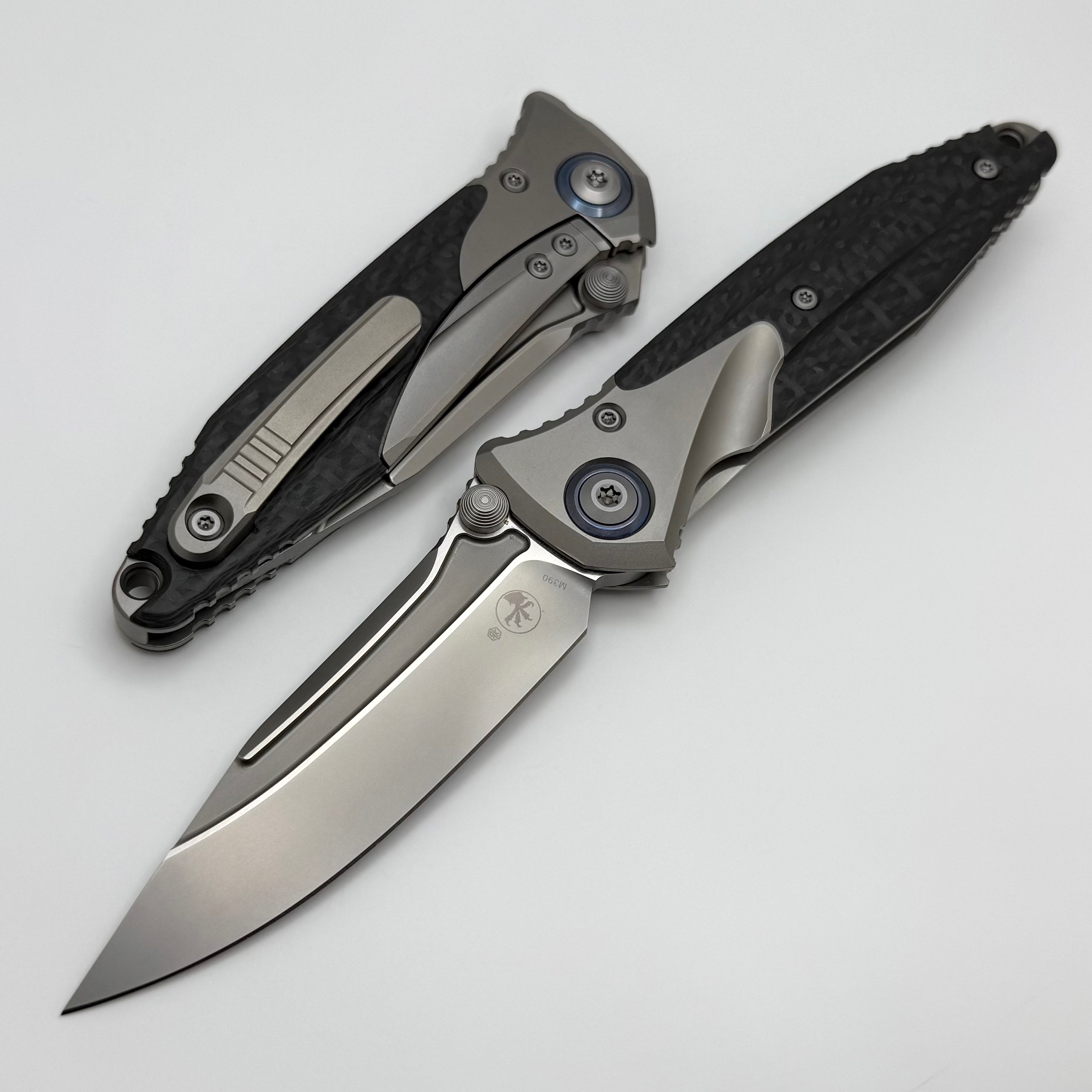 Microtech Socom Bravo Tactical Knife - Premium Carbon Fiber & Titanium Design