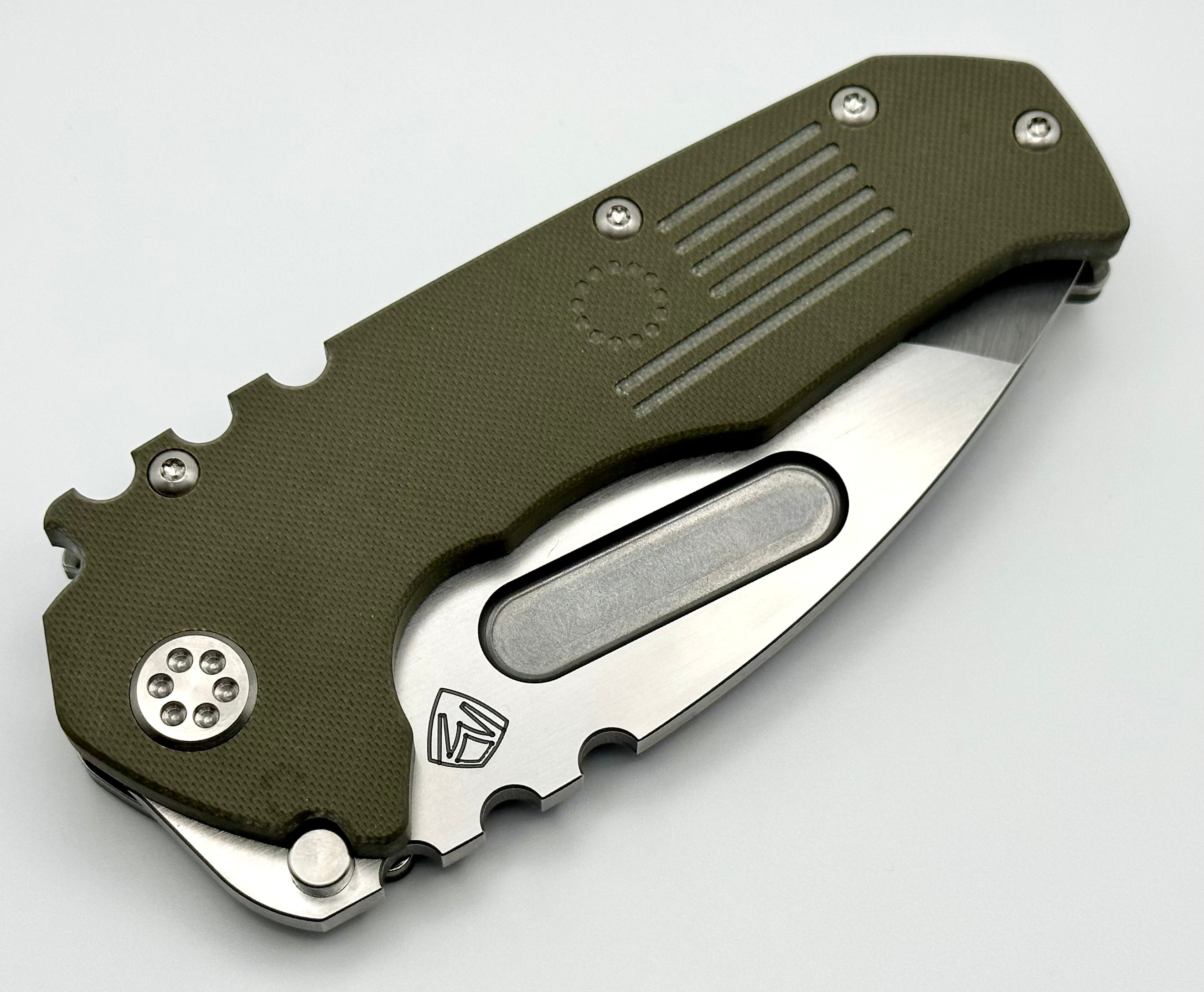 Medford Scout Praetorian Tanto Knife - Premium G10 & D2 Tumbled Blade