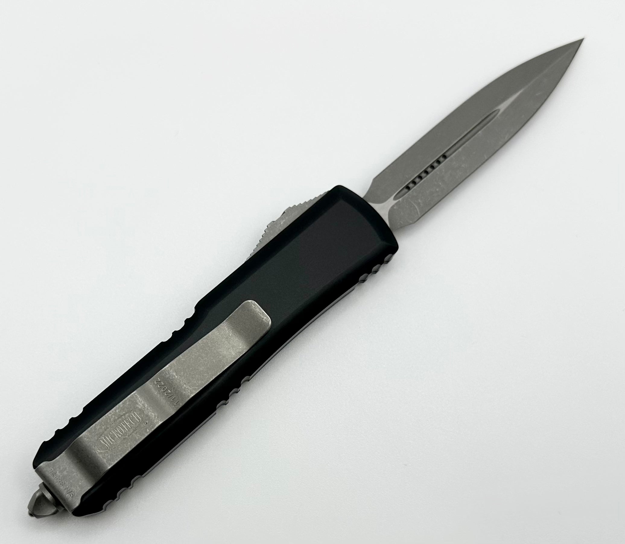 Microtech UTX-85 Apocalyptic Black D/E EDC Knife - Ultimate Compact Carry