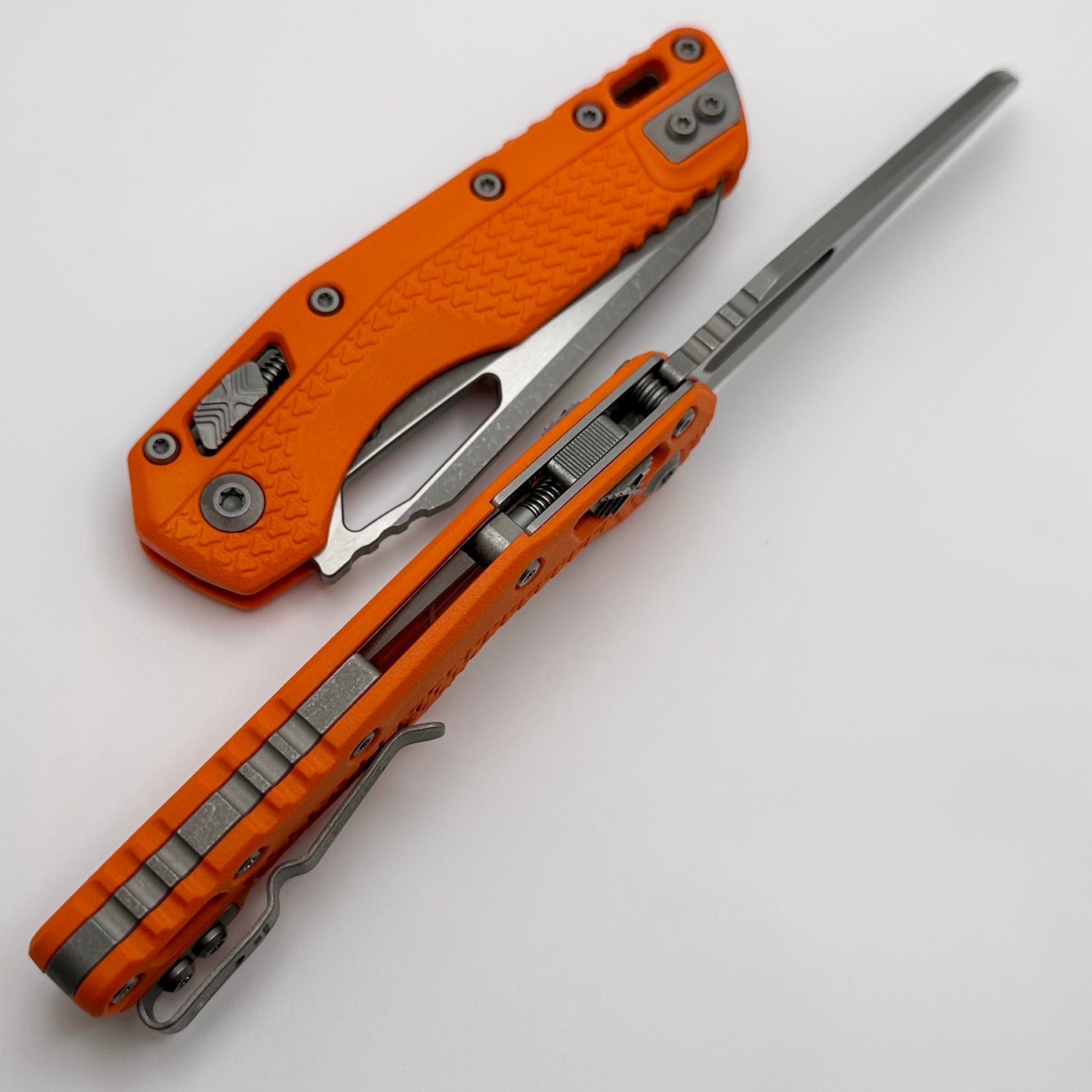 Microtech MSI RAM LOK Knife - Premium Orange Polymer & M390MK Apocalyptic Blade